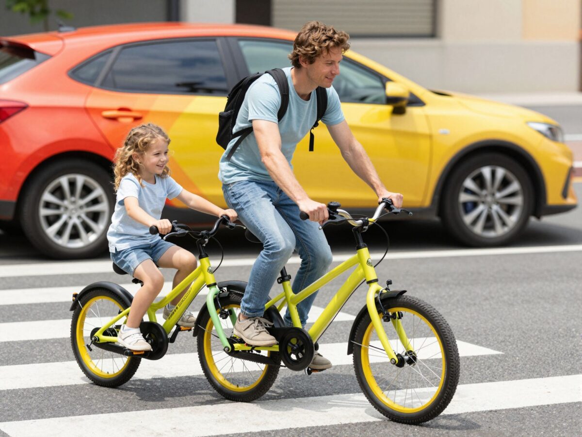 Zebrán, biciklin, autóban: a biztonságos közlekedés legfontosabb tudnivalói szülőknek