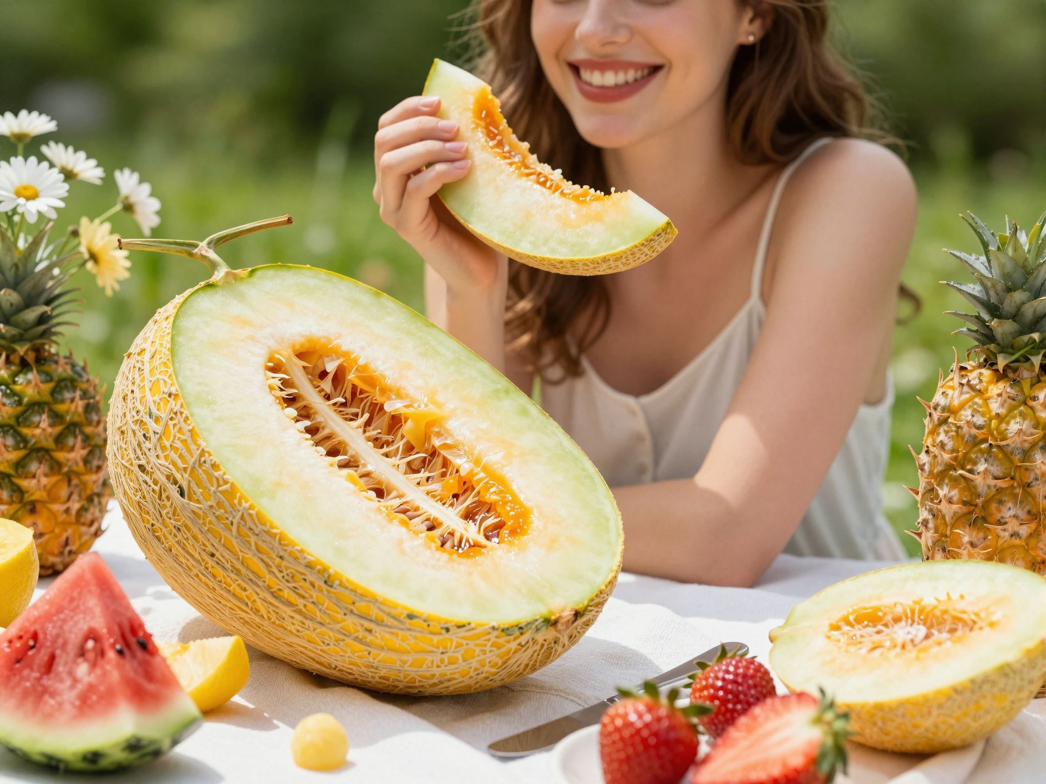 A sárgadinnye 90%-ban víz, ideális a folyadékpótláshoz!