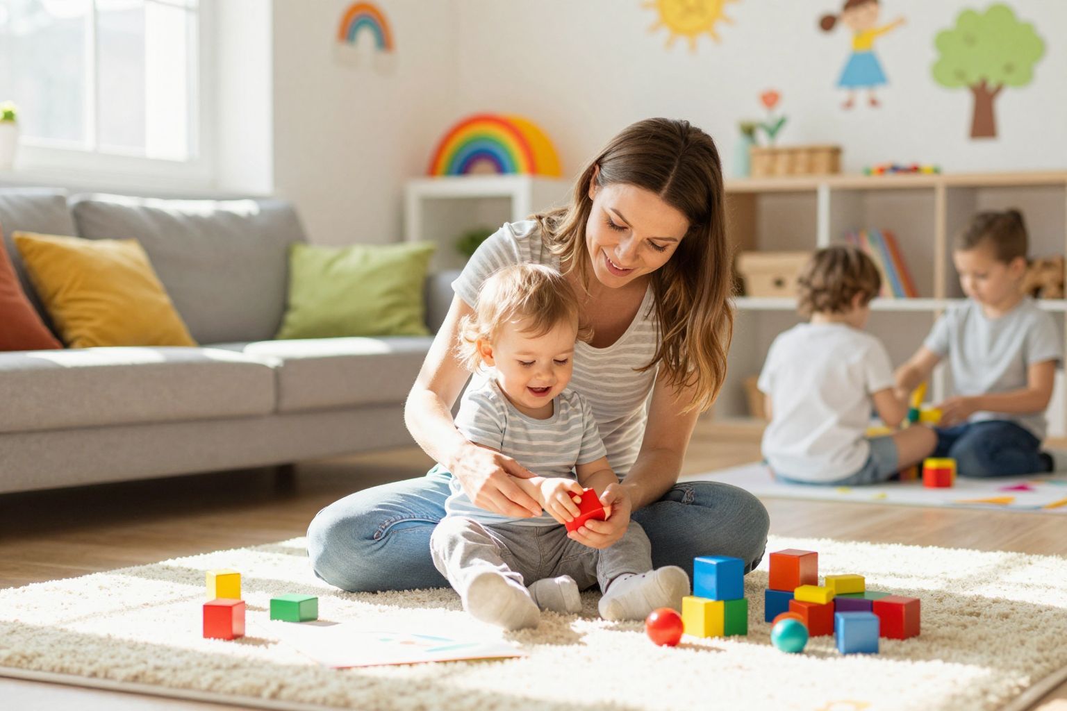 A kötődés erősíti a gyerekek biztonságérzetét új környezetben.