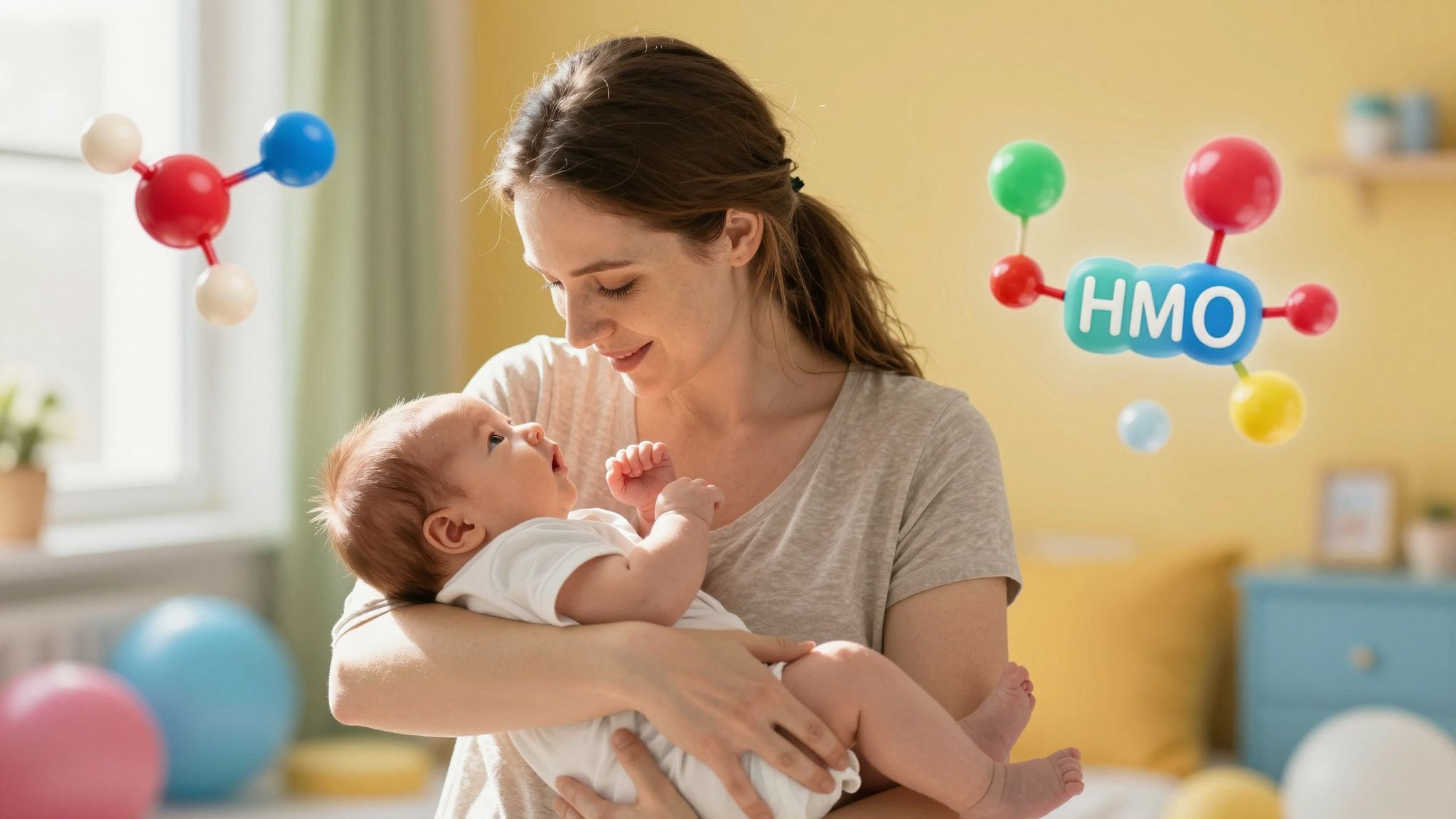 A HMO-k segítik a baba immunrendszerének fejlődését.