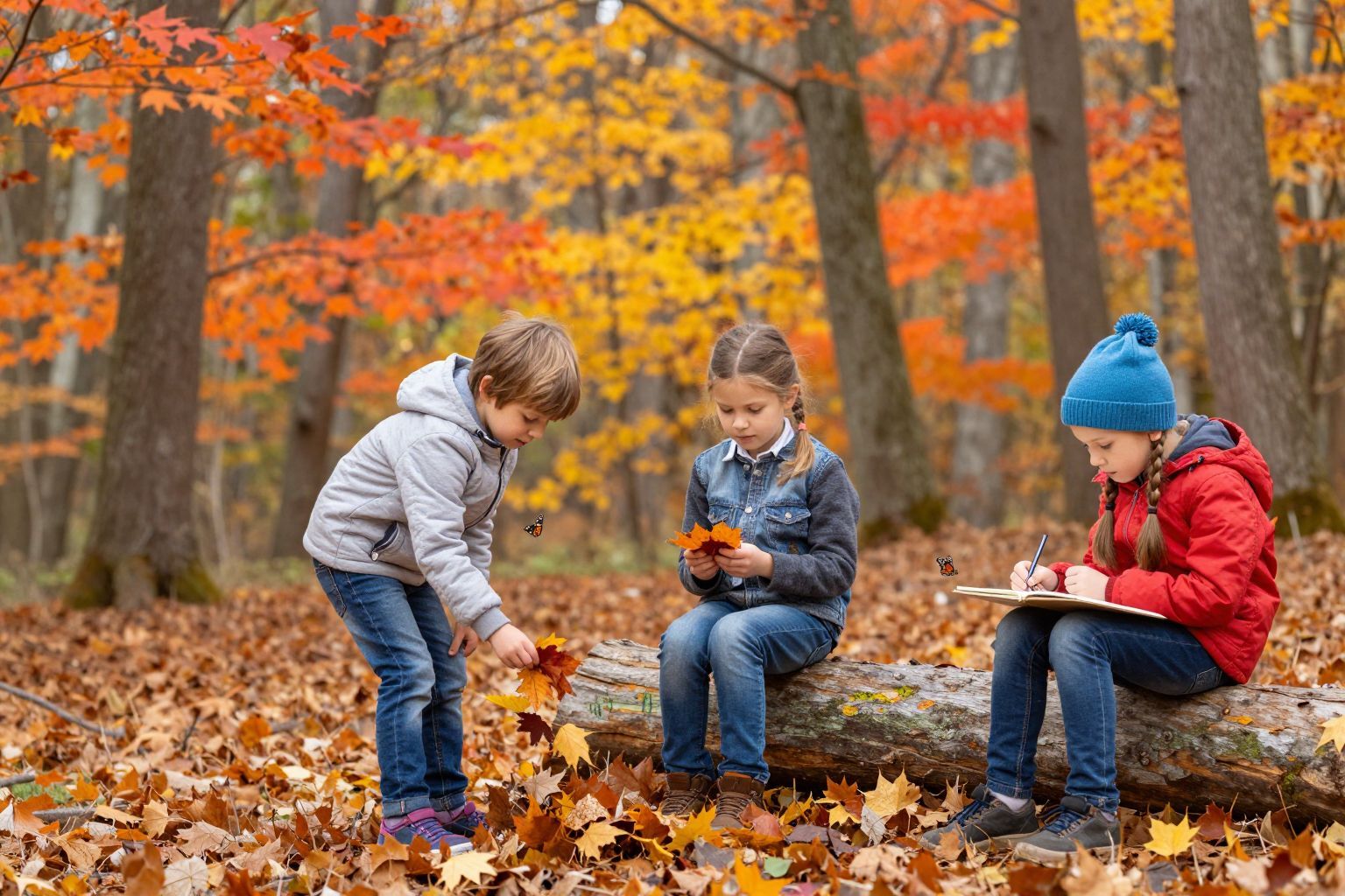 Az erdőfürdőzés segíti a gyerekek figyelmének növelését.