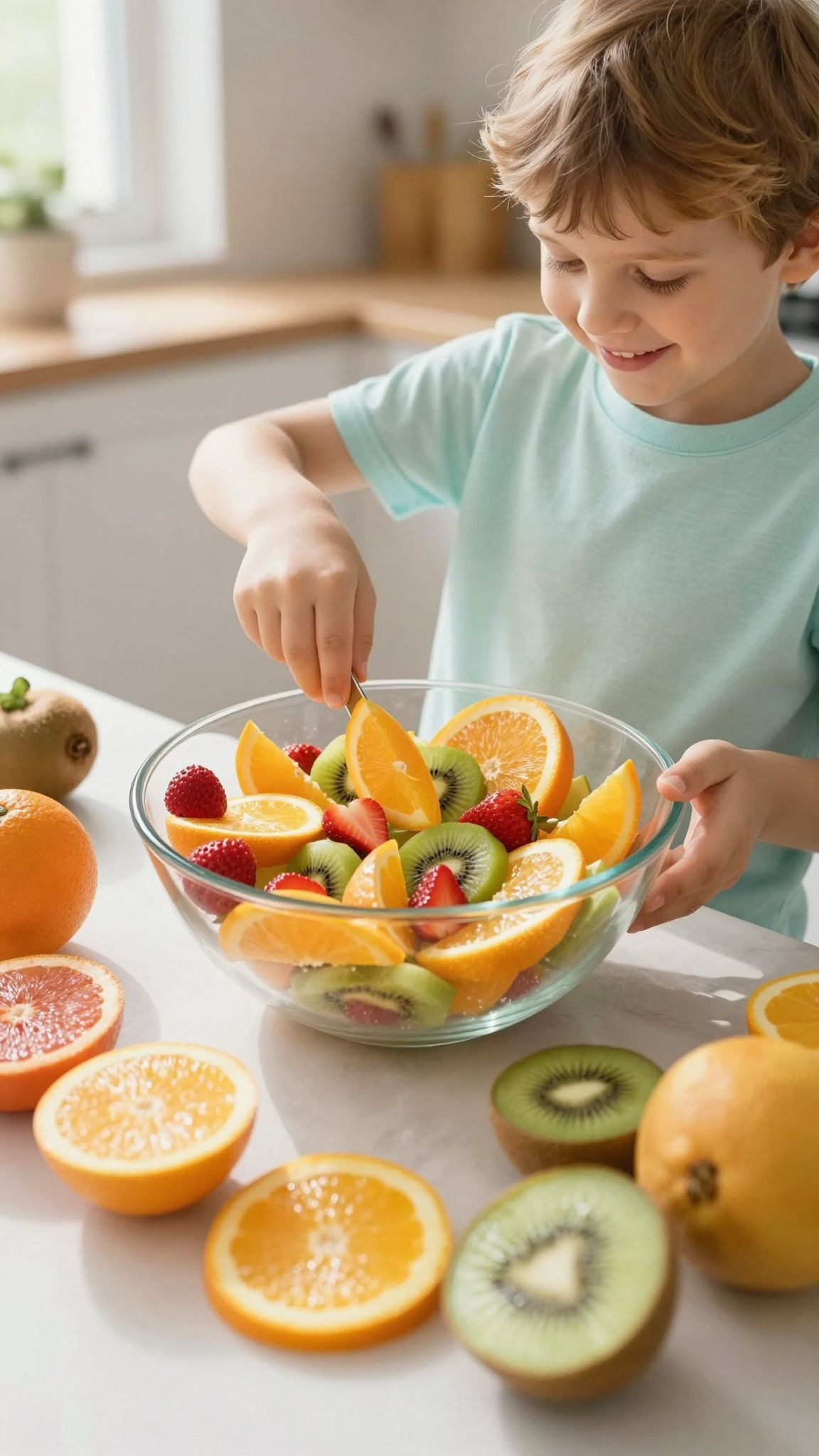 A C-vitamin erősíti a gyerekek immunrendszerét és fejlődését.