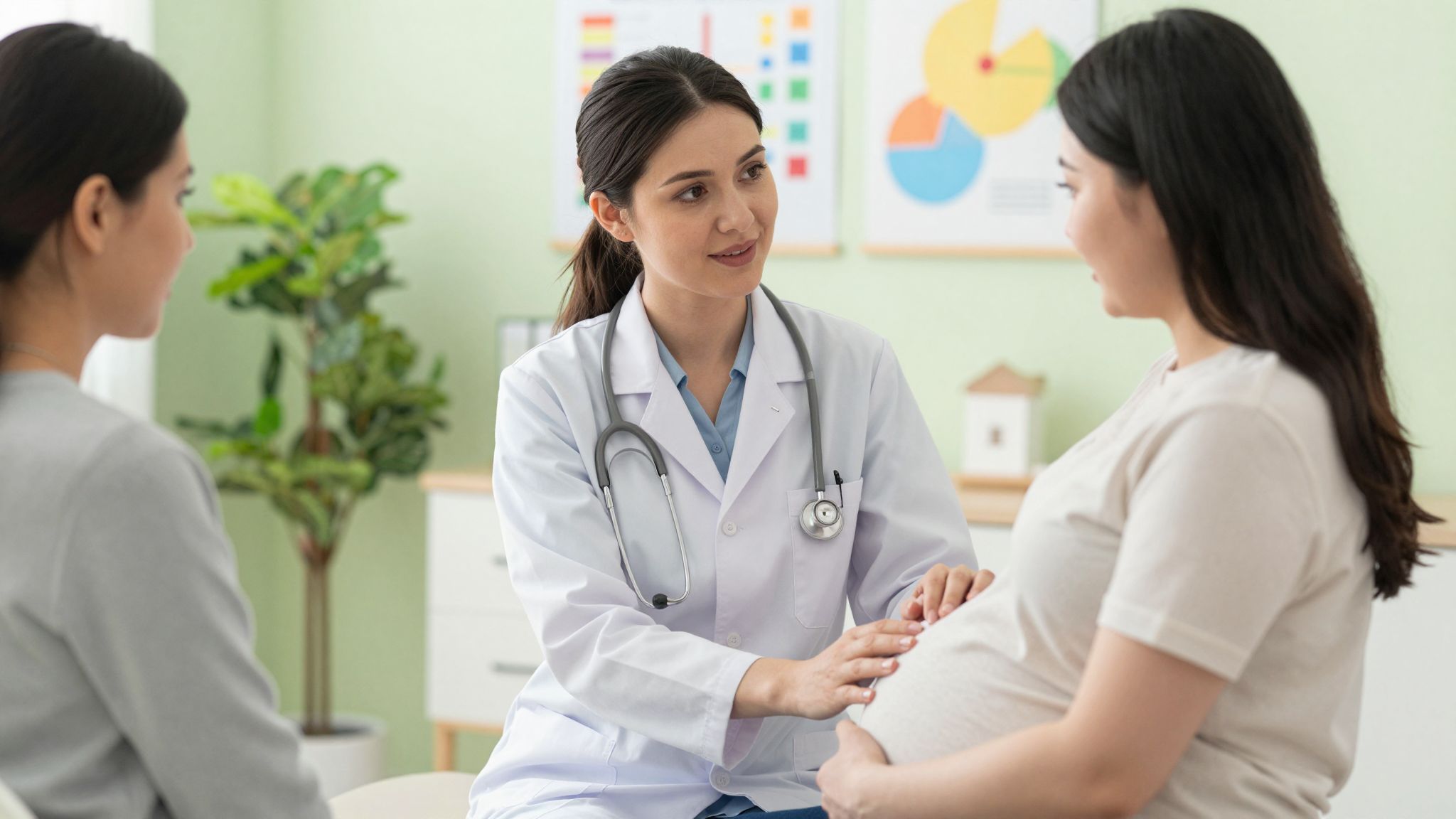 Az orvos fizikális vizsgálatot végez és tüneteket értékel.