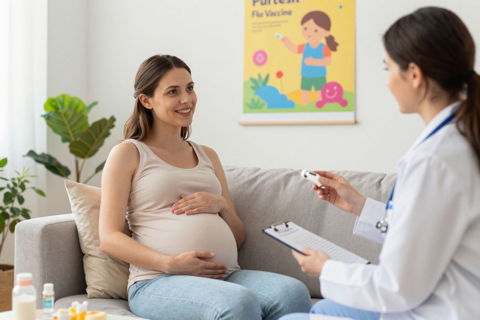 A félelmek leküzdése növeli az oltások elfogadását terhesség alatt.