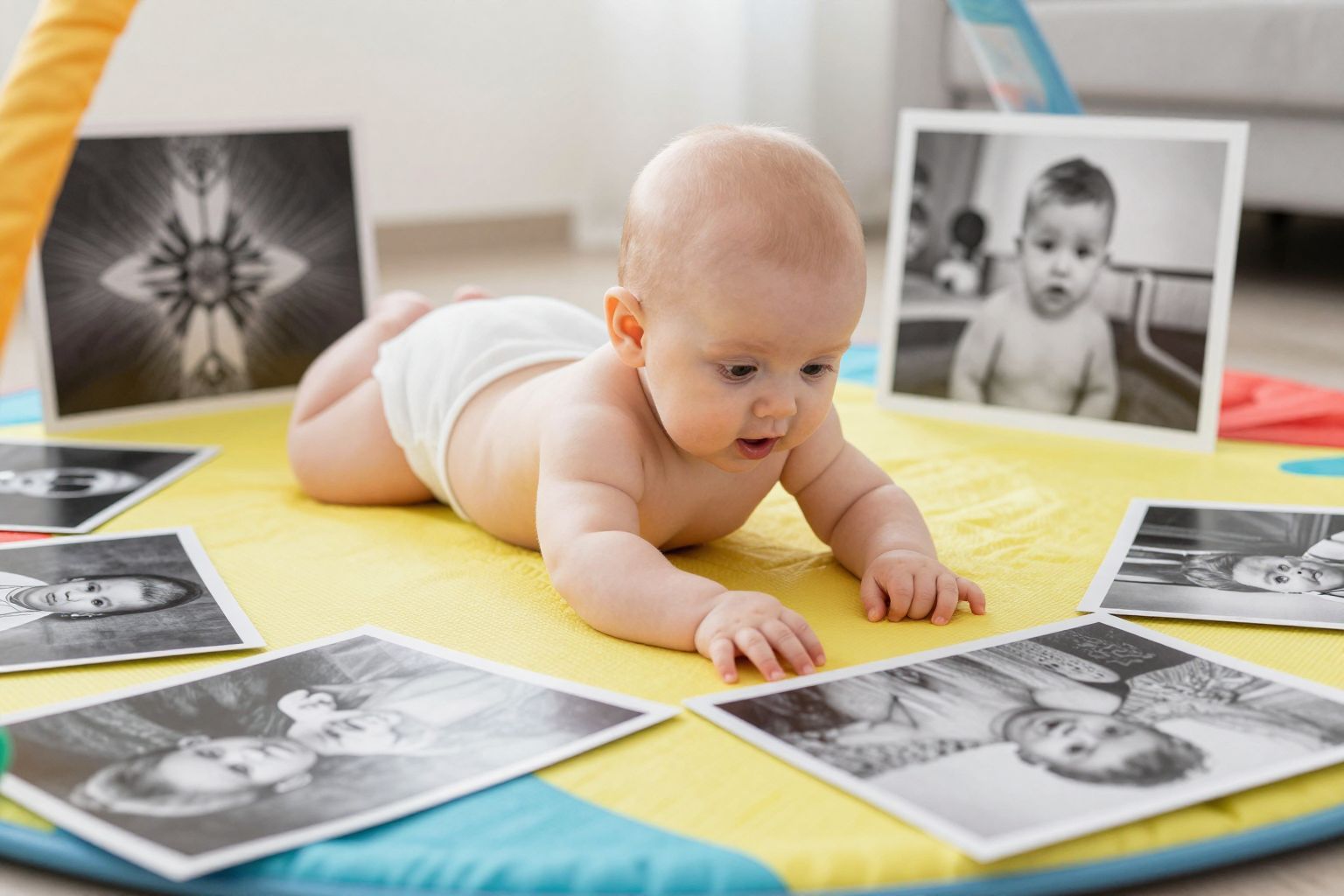 A kontrasztos képek serkentik a babák agyi fejlődését.