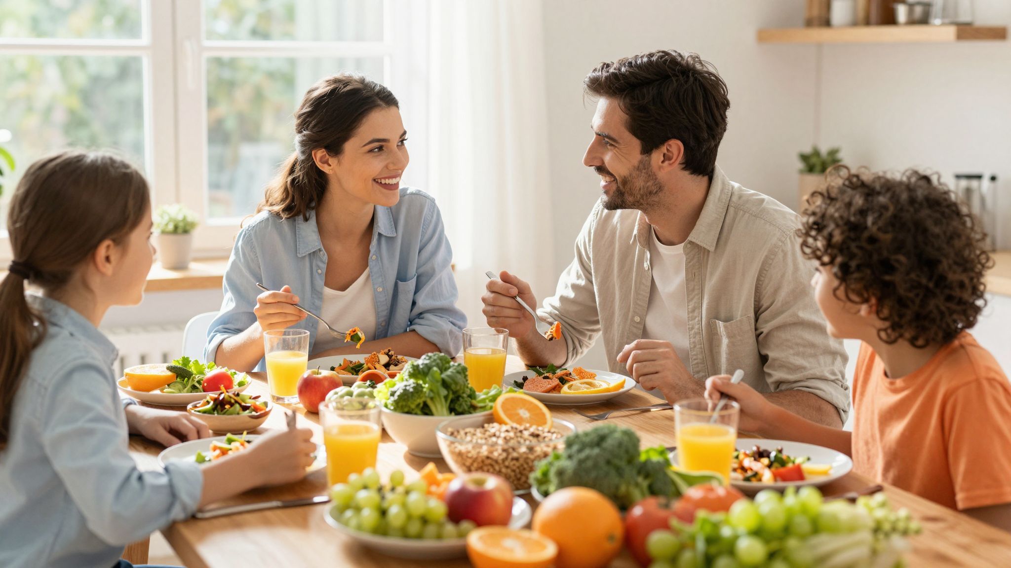 A családi táplálkozási szokások hosszú távú hatással bírnak.