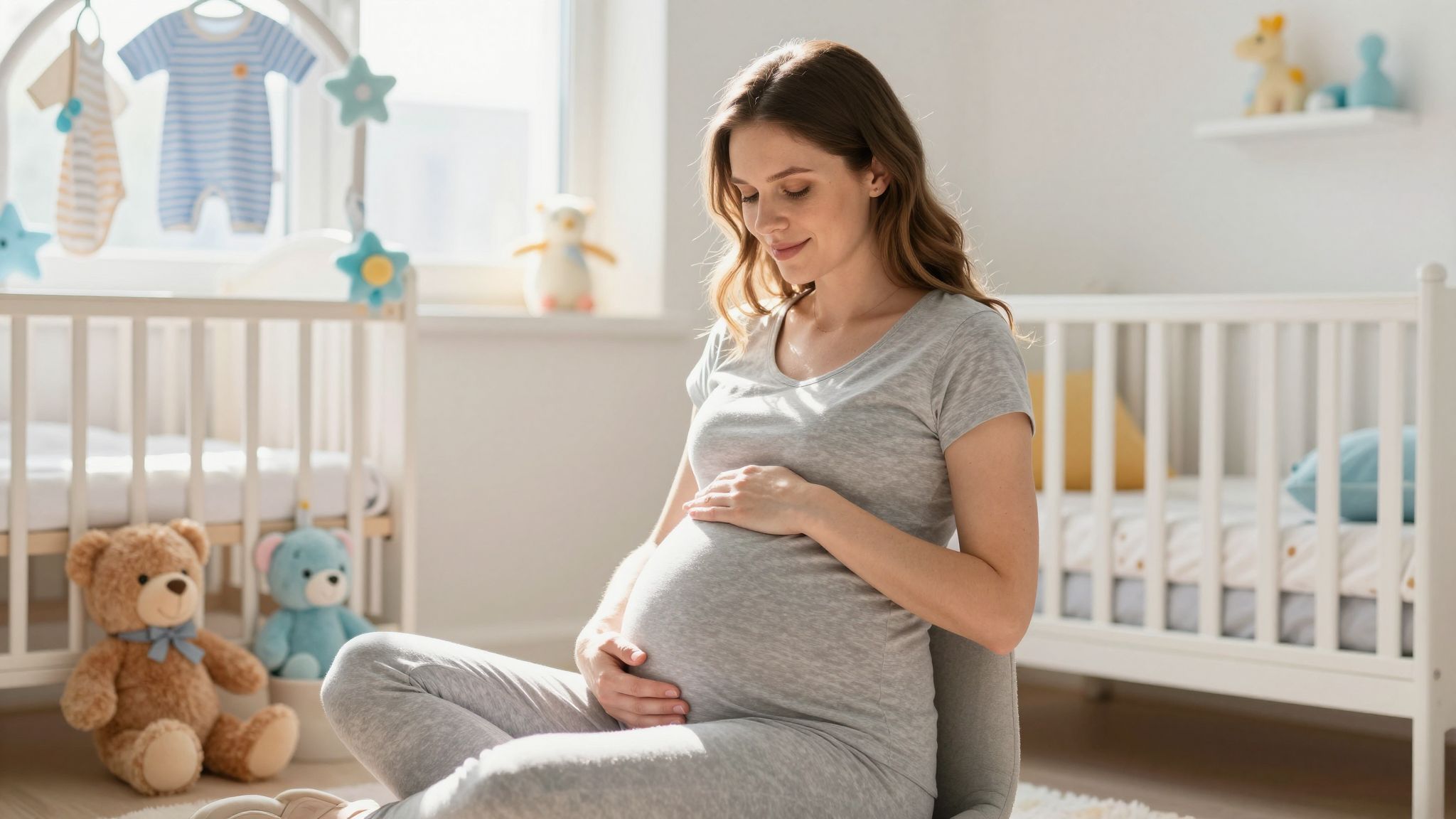 A harmadik trimeszterben a baba fejlődése gyorsul.