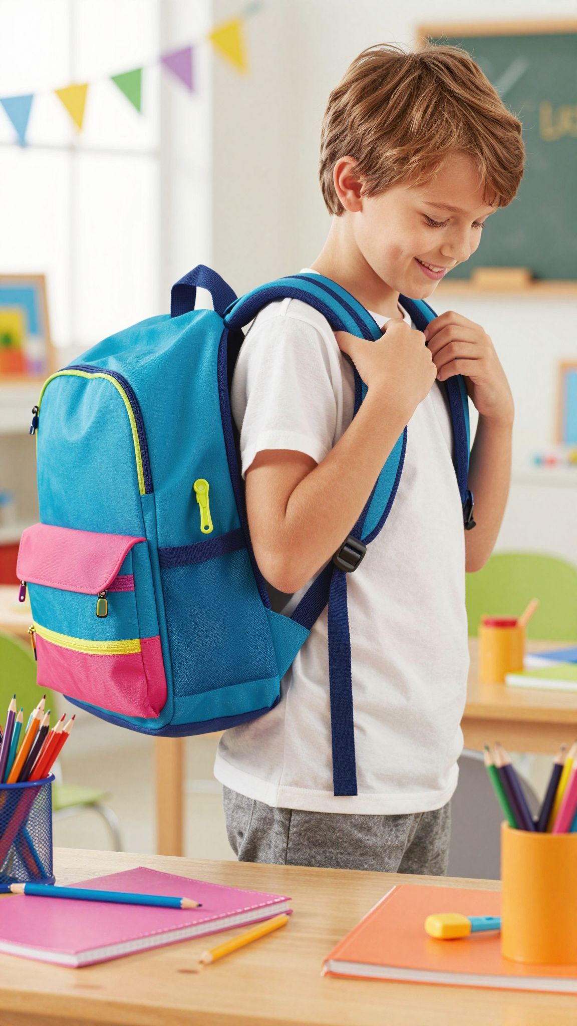 Az ergonomikus táska segít a helyes testtartásban.