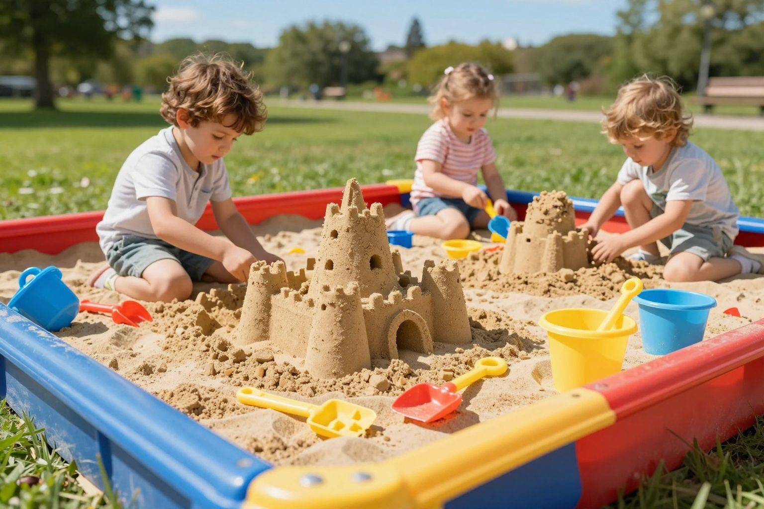 A homokozó mélysége befolyásolja a játék és higiénia egyensúlyát.