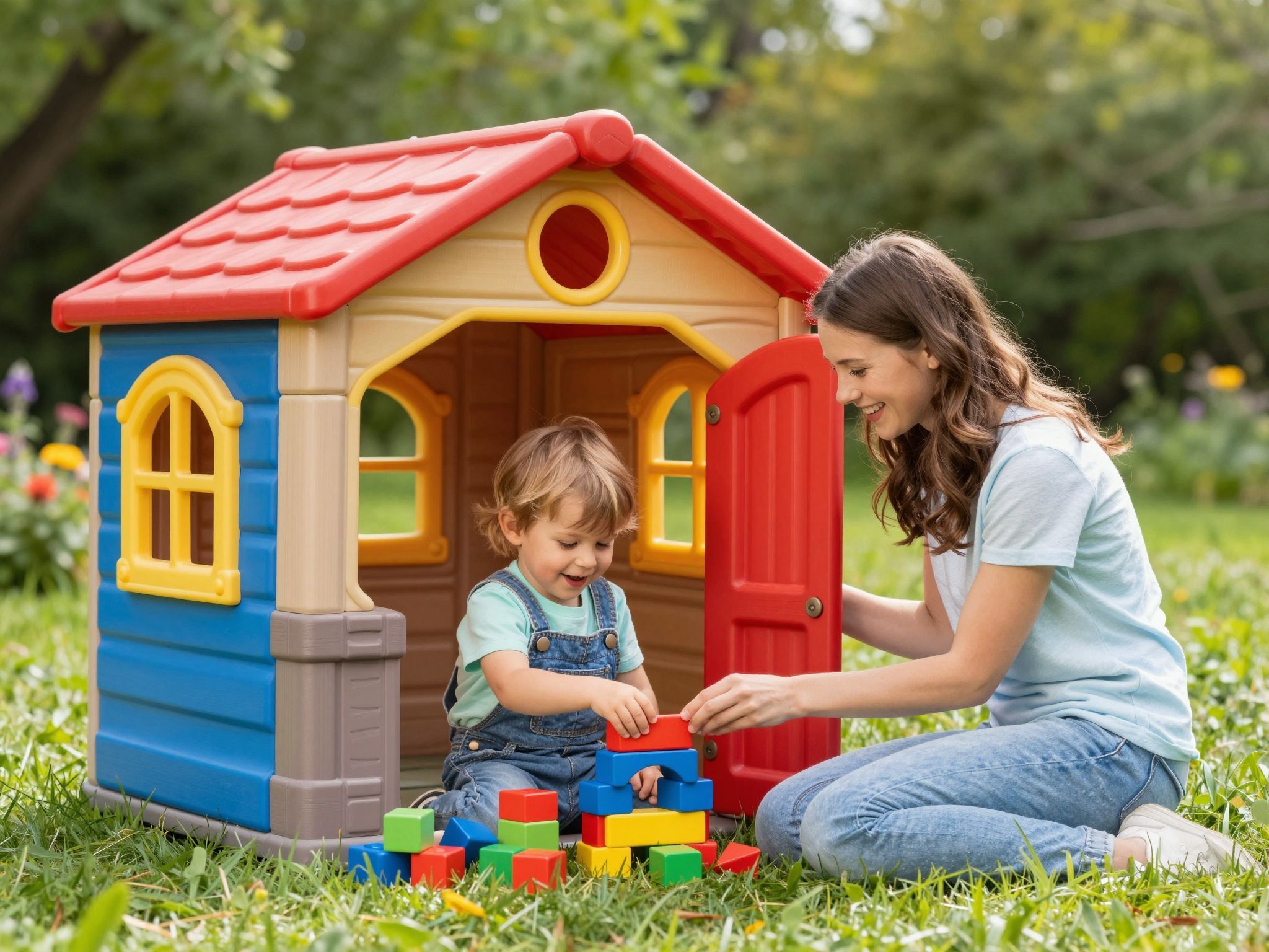 A játszóház serkenti a kreativitást és az együttműködést.