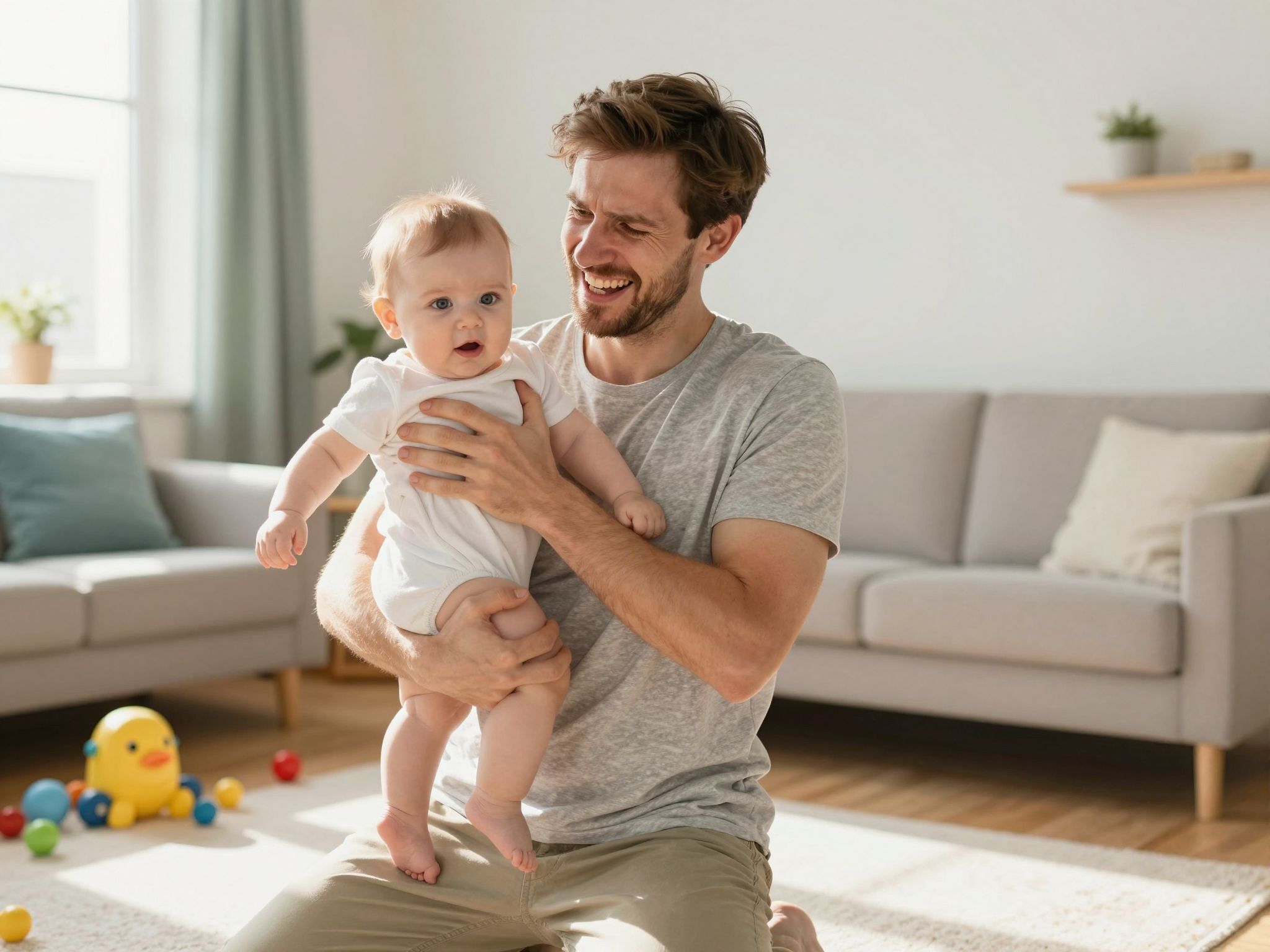 A férfiak gyakran szoronganak a babaápolási képességeik miatt.