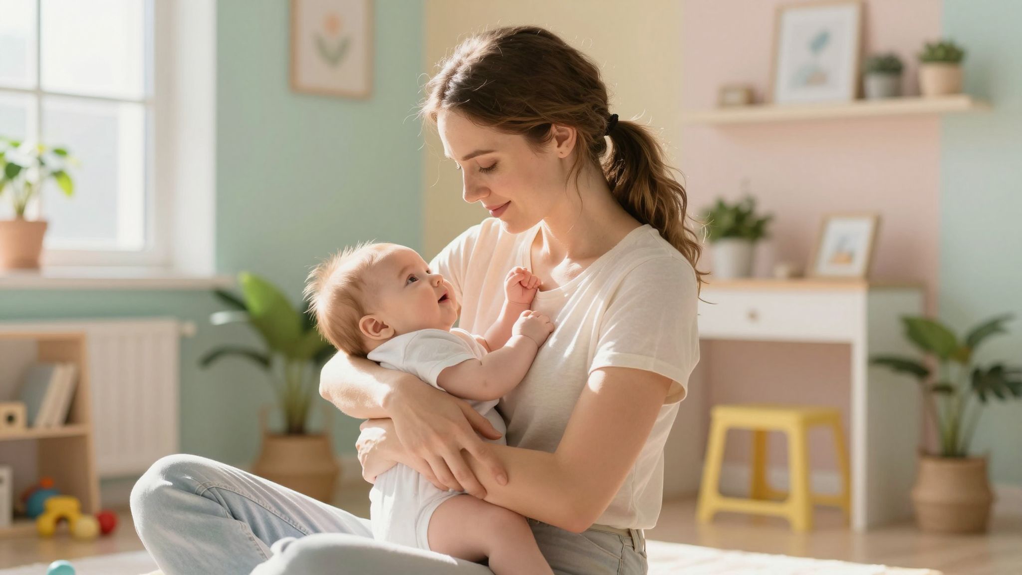 A biztonságos kötődés segít a járvány alatt a babának.