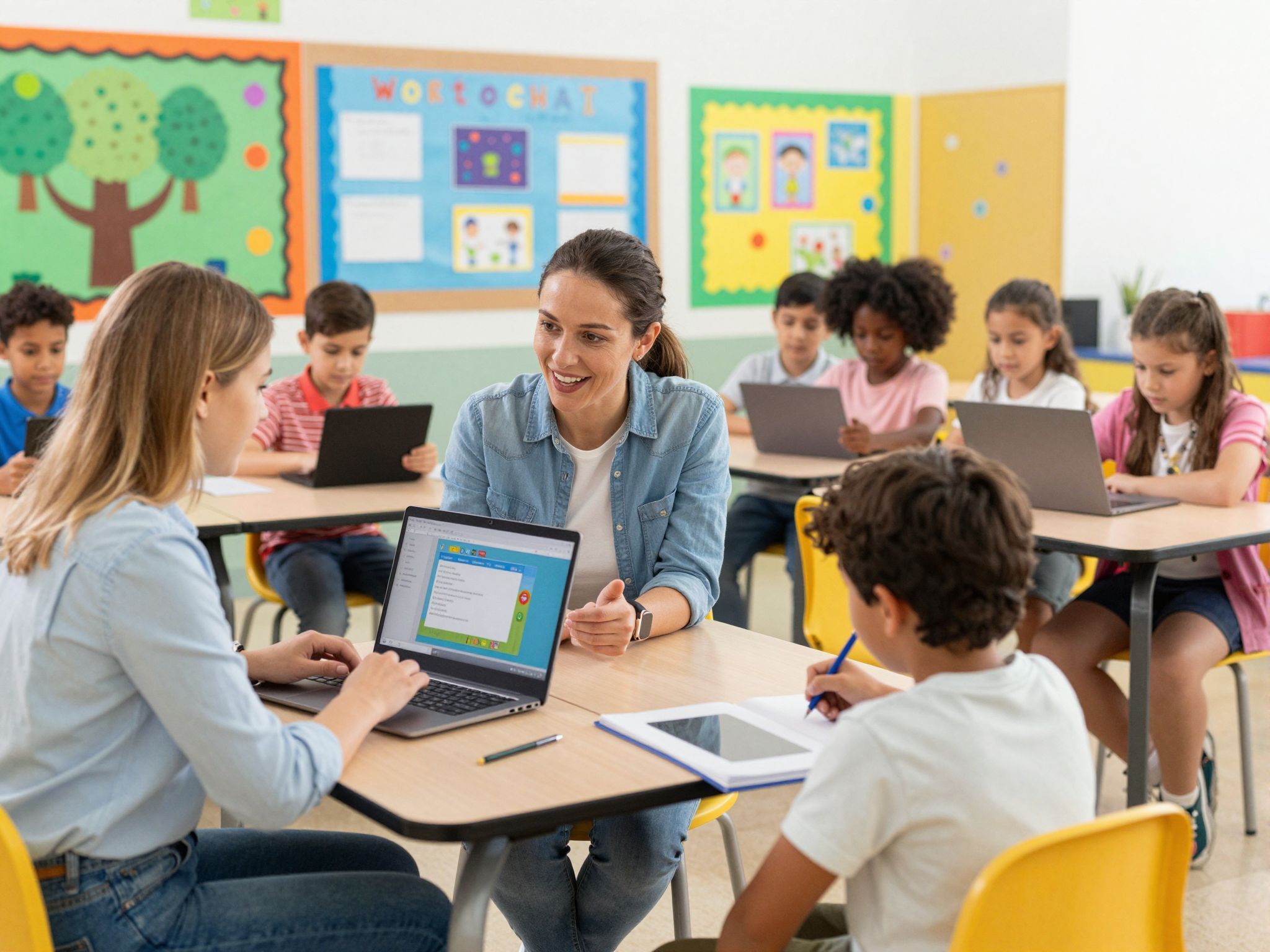 A technológia összeköti a szülőket és az iskolákat.