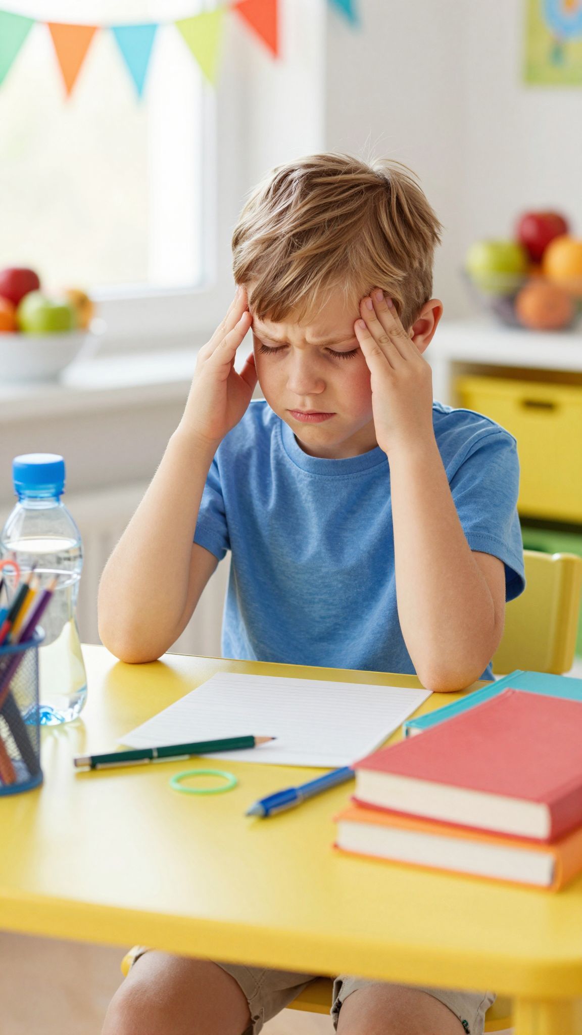 A krónikus fejfájás rontja a gyermekek életminőségét.