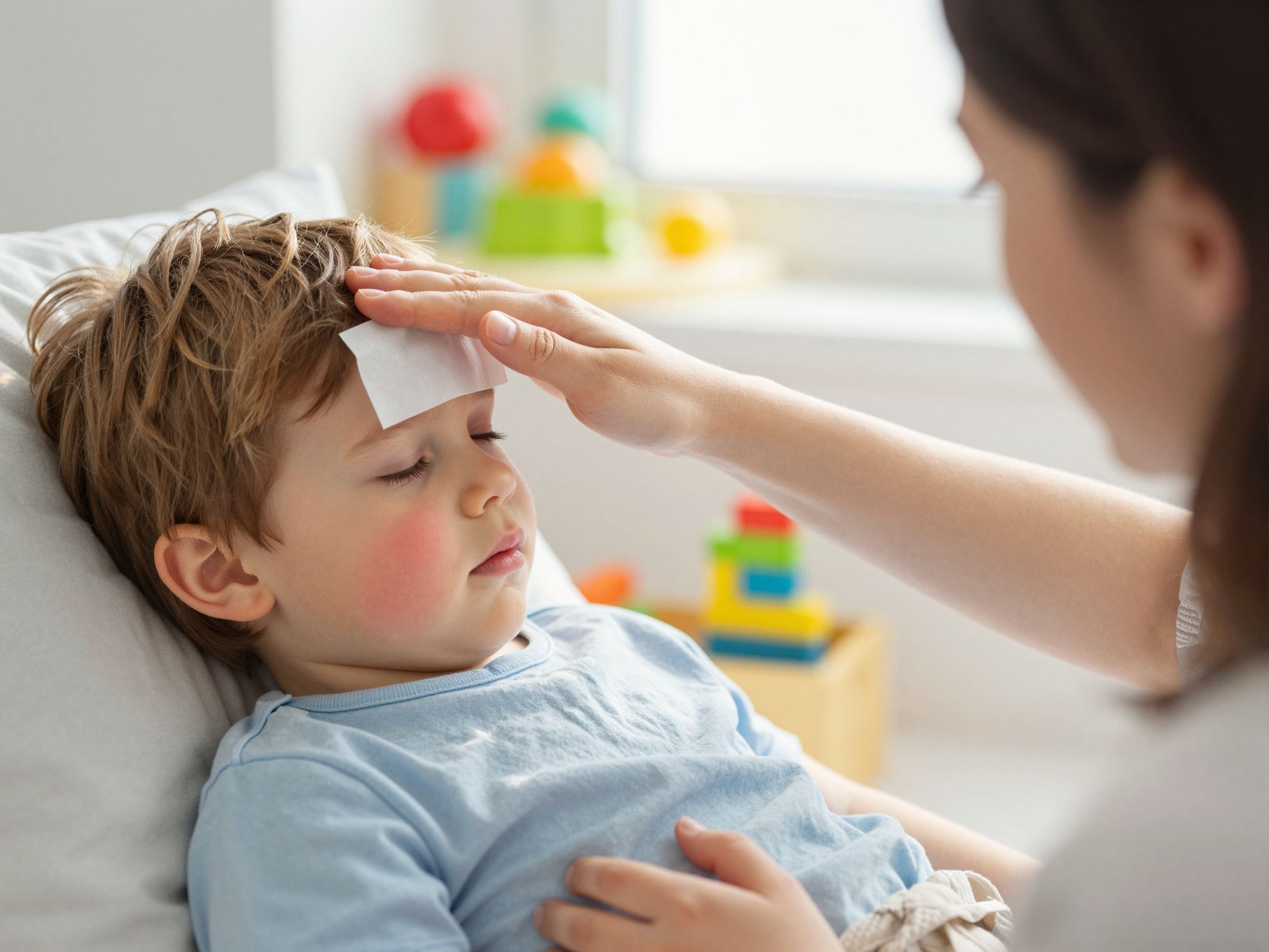 A lázgörcs kezelése során fontos a láz csillapítása.