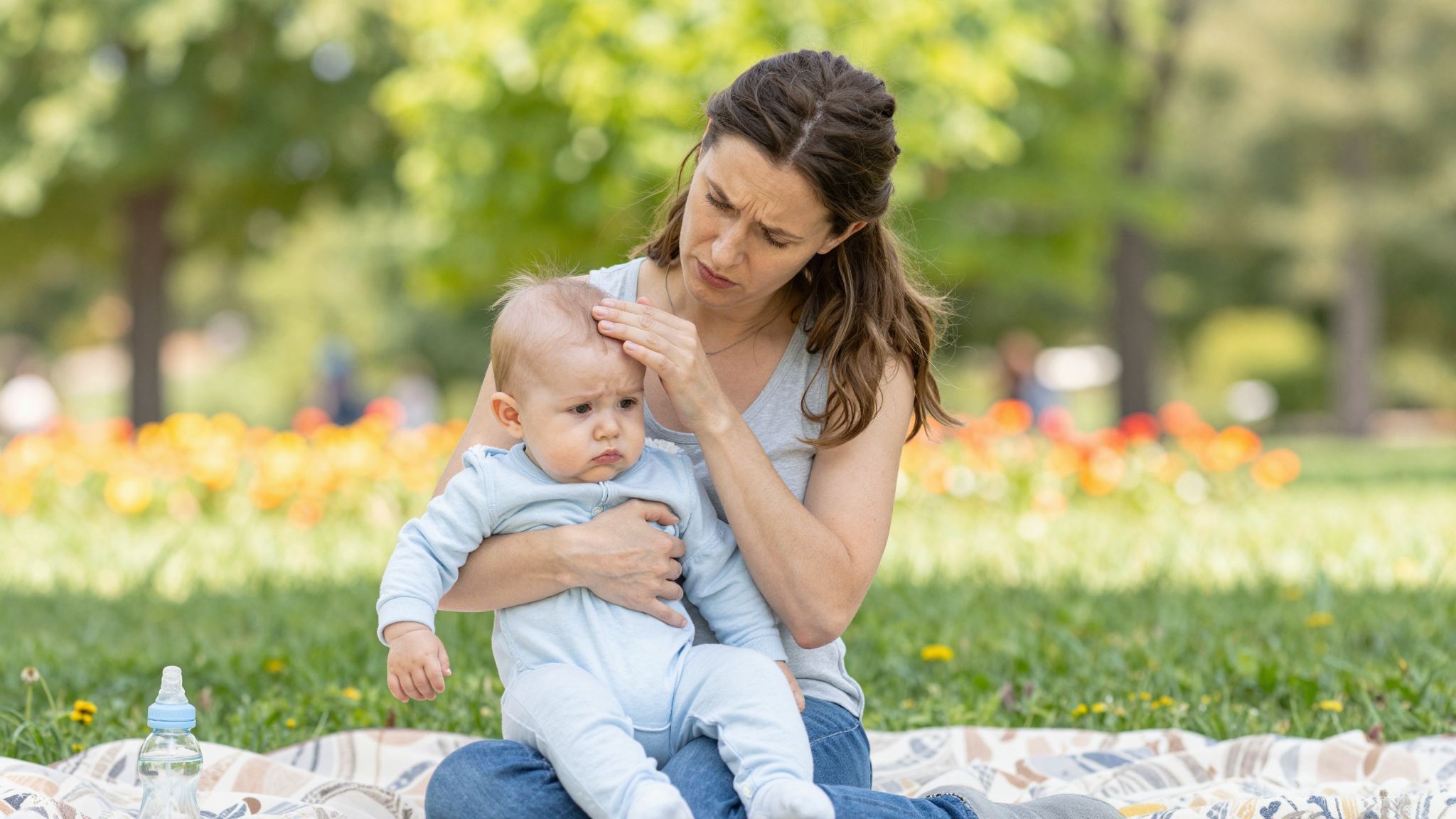 A dehidráció gyorsan súlyosbíthatja a baba állapotát.