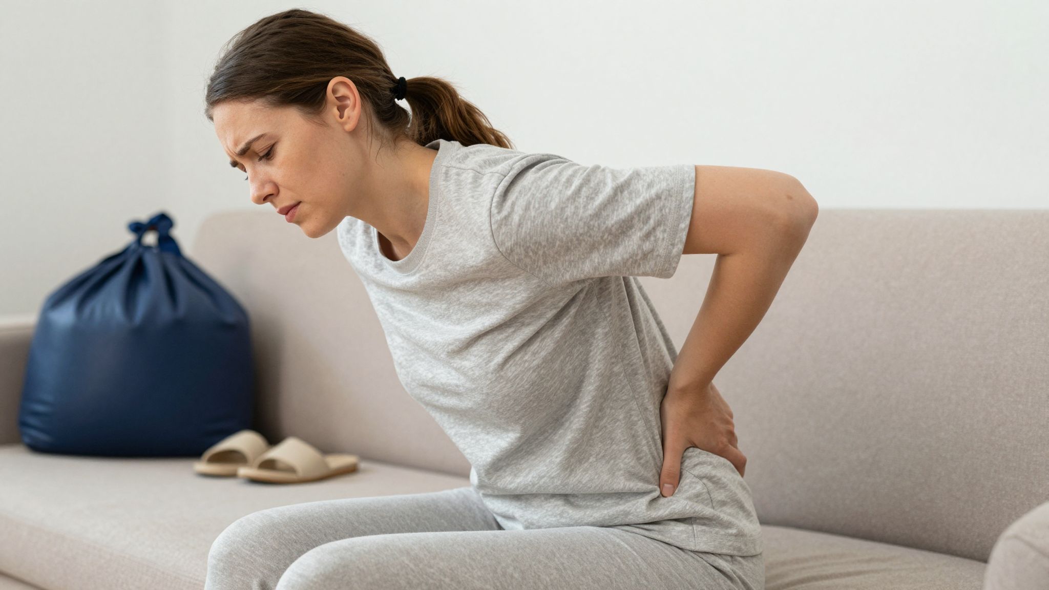 A medencefenék védelmében fontos a pihenés és a kímélet.