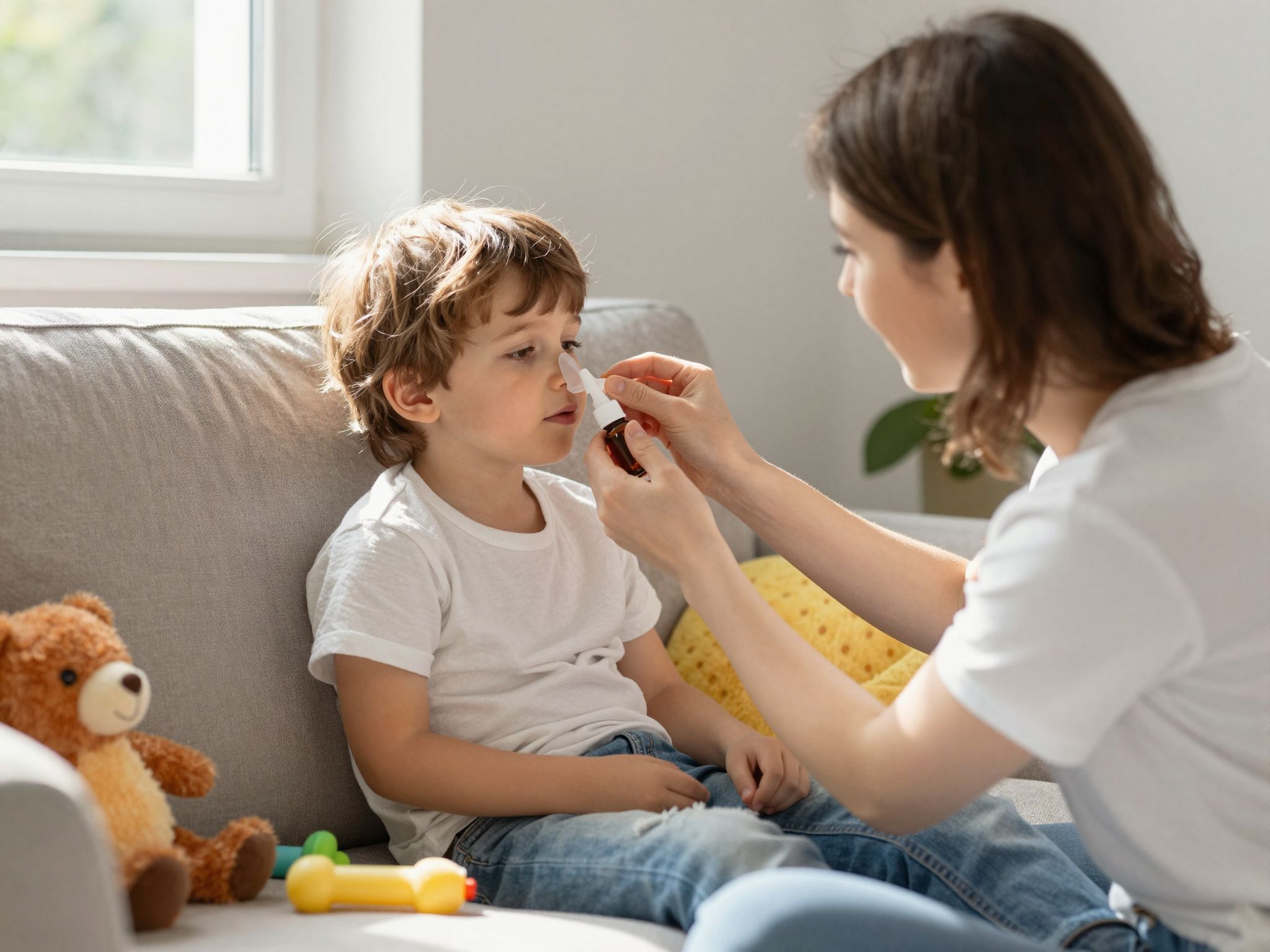 Az orrcsepp helyes beadása segíti a hatékonyabb felszívódást.