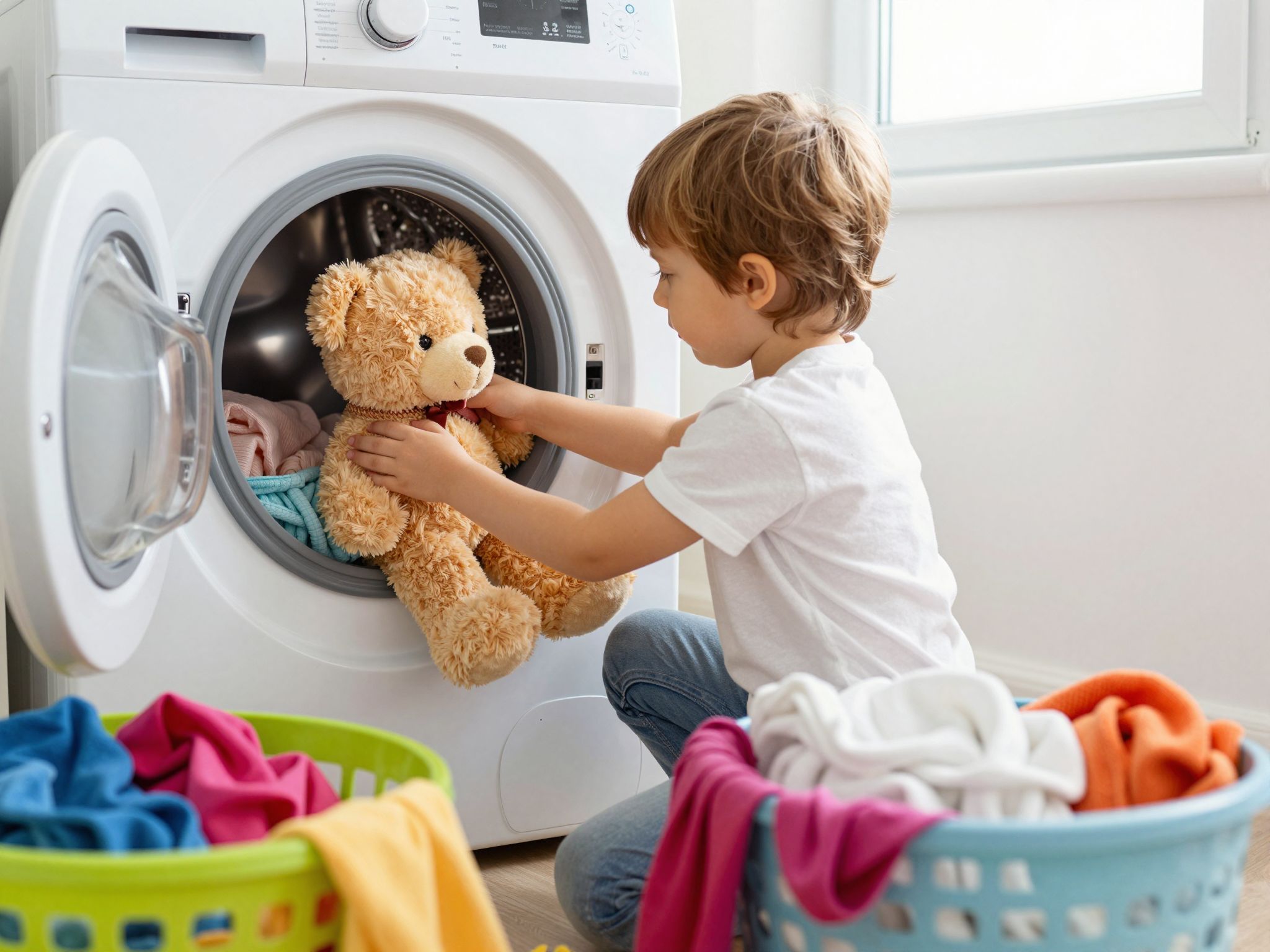 Használj mosógép helyett kézi mosást a plüss mackóknál!