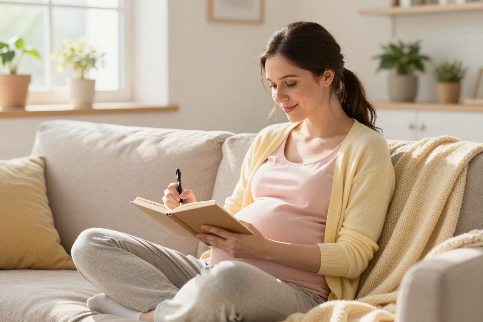A naplózás segít a terhesség alatt felmerülő érzelmek feldolgozásában.