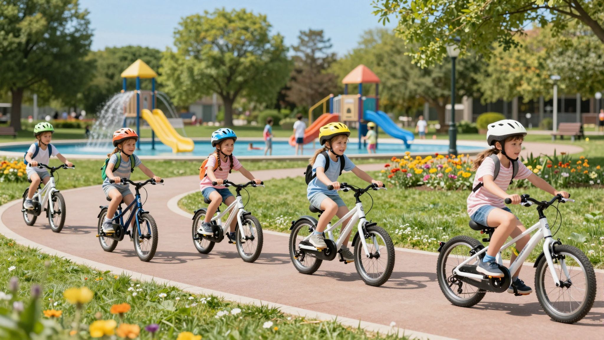 Nyáron a kerékpározás során fokozottan figyeljünk a gyerekekre!