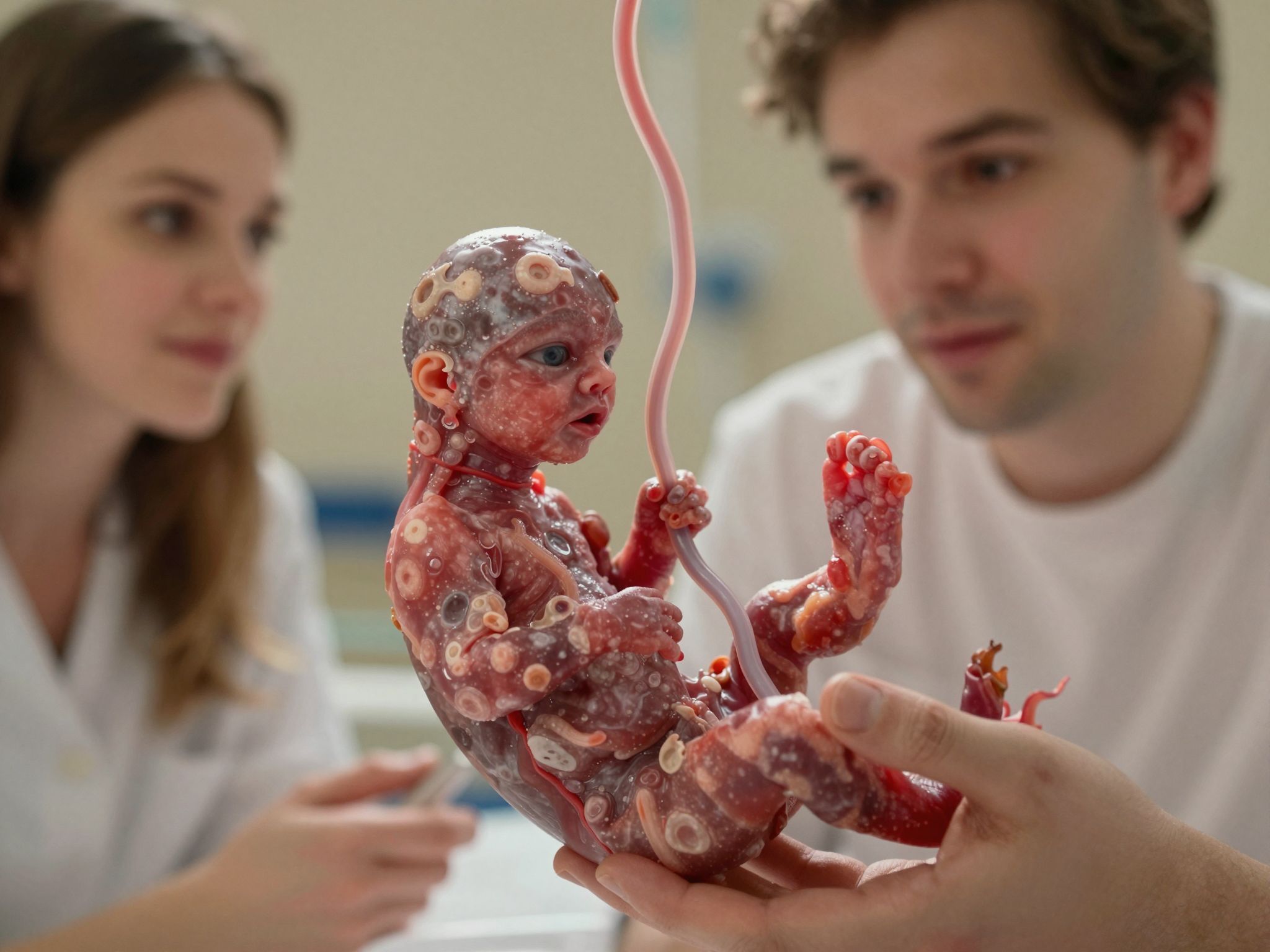 A placenta és köldökzsinór a baba fejlődését biztosítja.