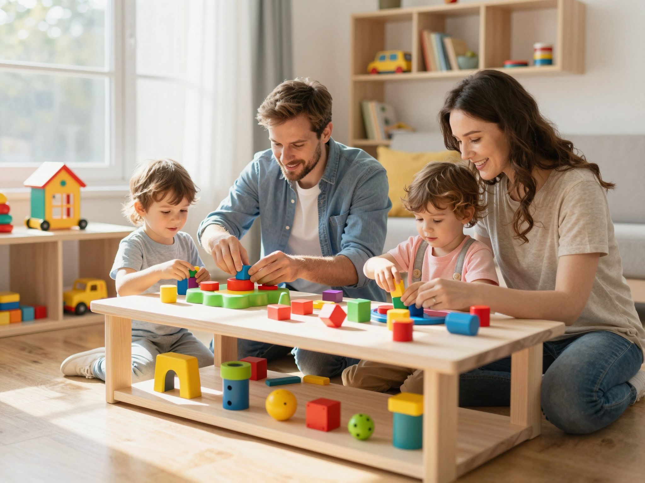 A rendteremtés erősíti a családi kötelékeket és érzelmi biztonságot.