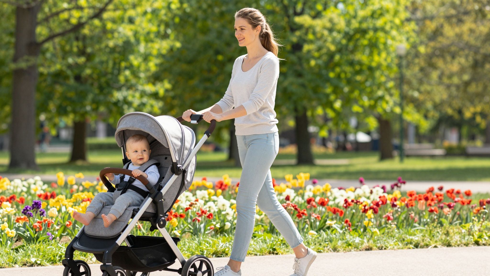 A séta segít a szülés utáni regenerálódásban.