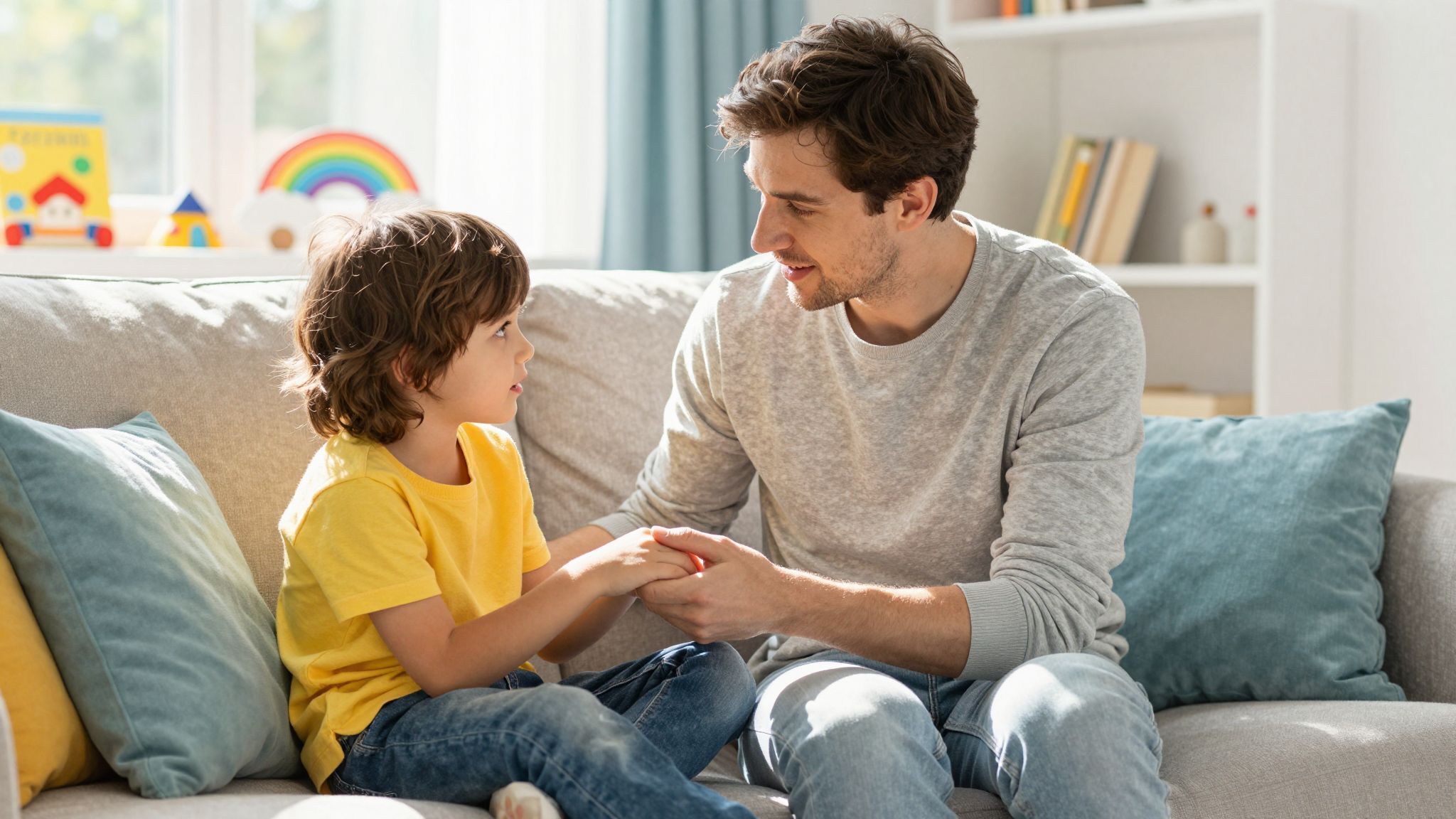 A szavak formálják a gyermekek érzelmi világát.