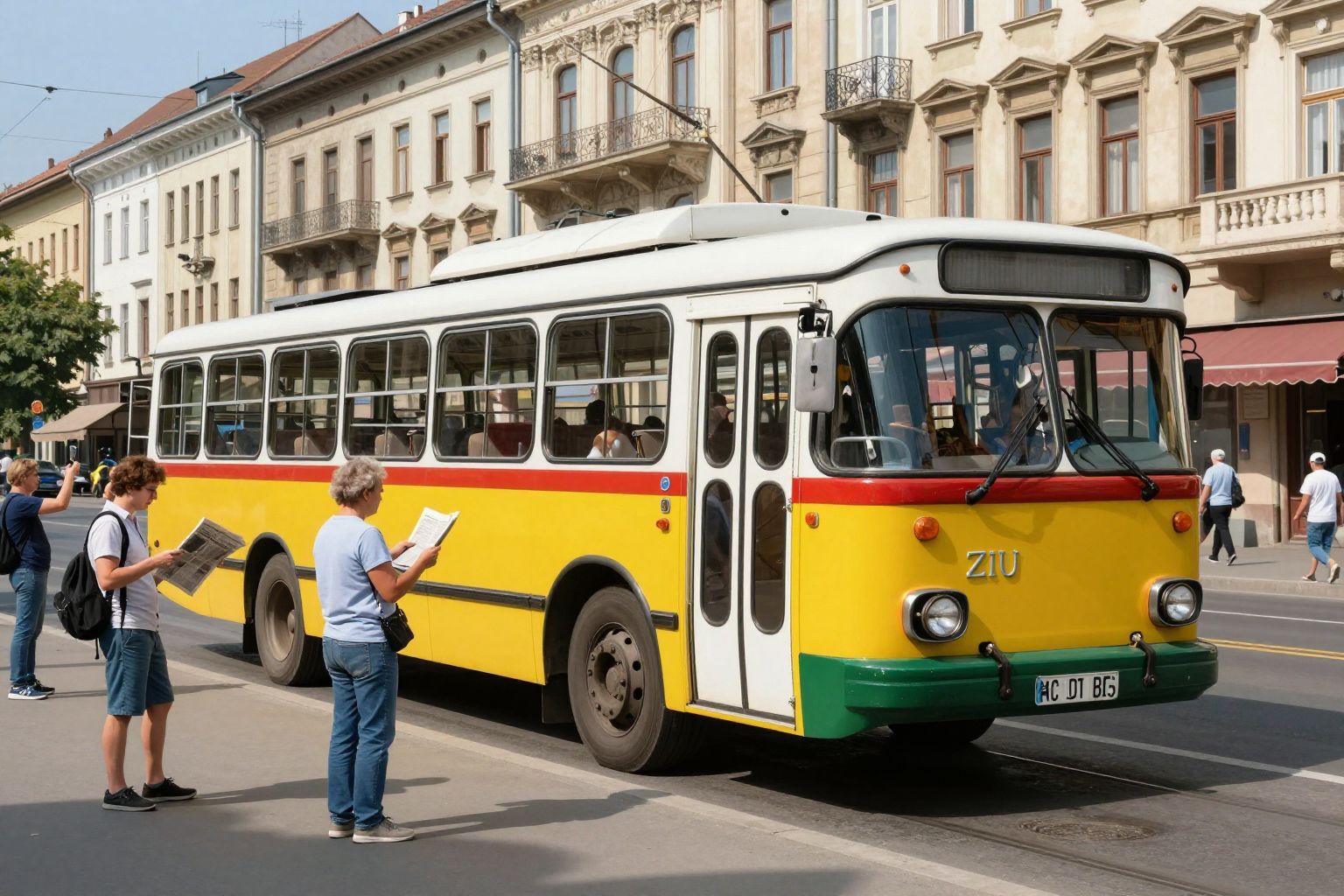 A ZiU trolibuszok a szocializmus közlekedési szimbólumai voltak.