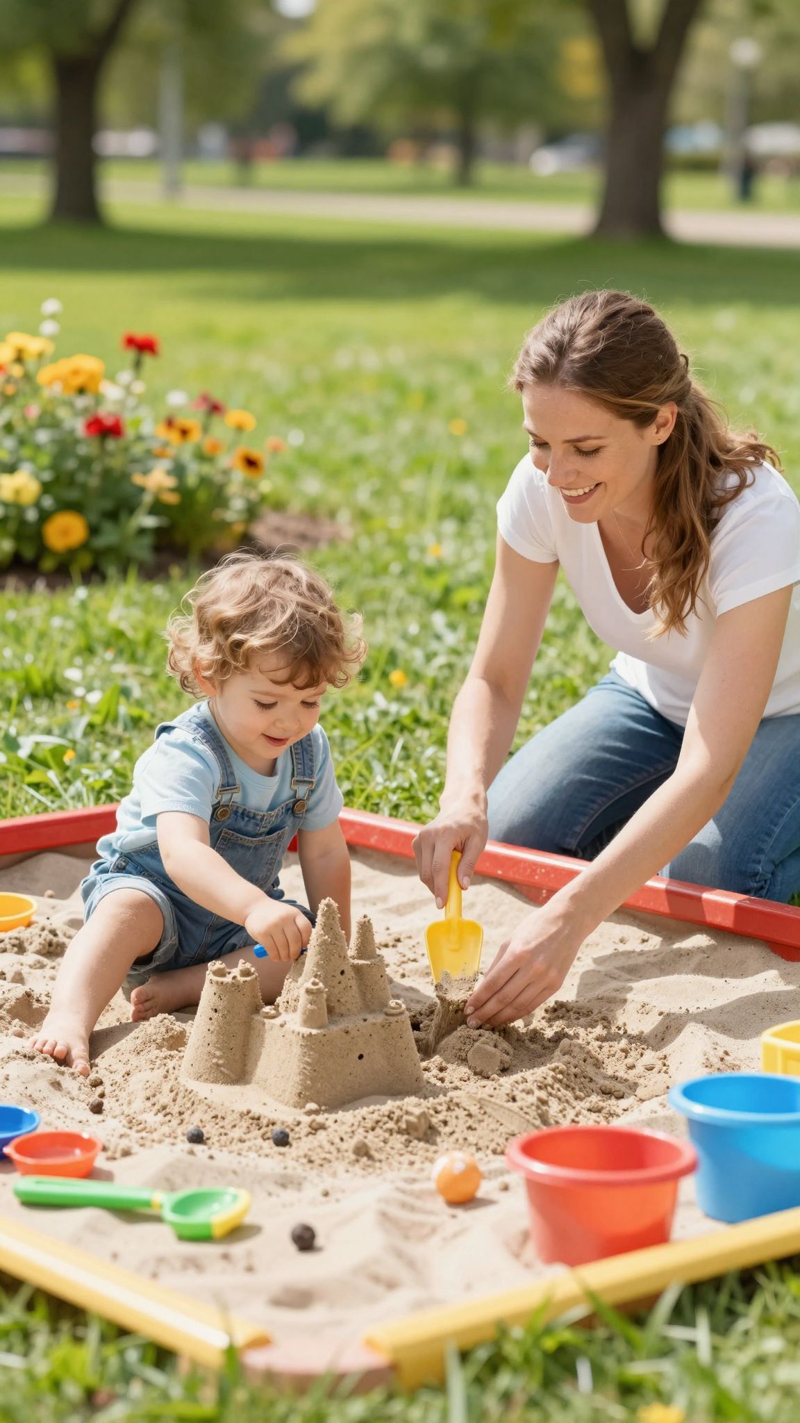 A szülők felelőssége a homokozó rendszeres tisztítása.