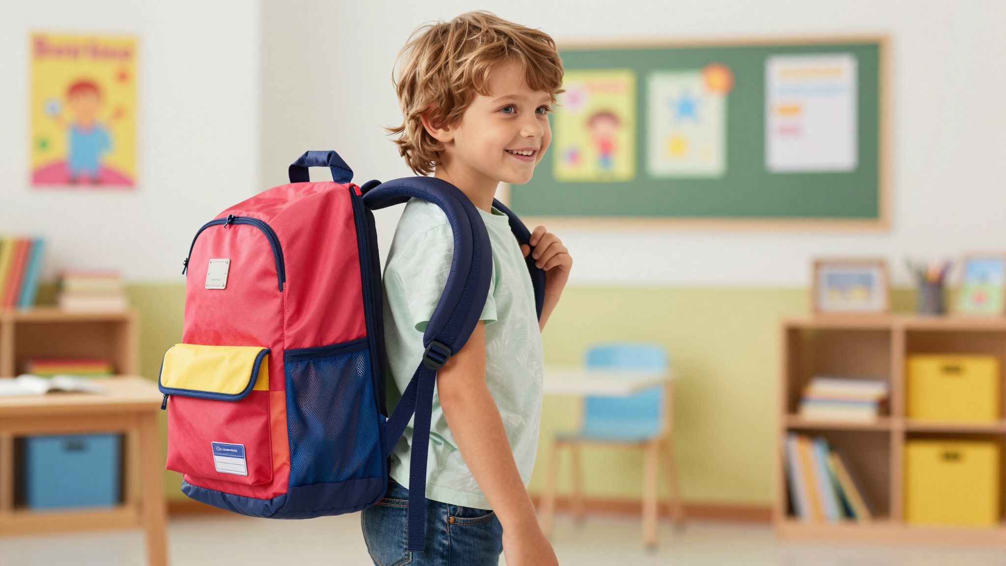 A nehéz iskolatáska hátproblémákhoz vezethet gyermekeknél.