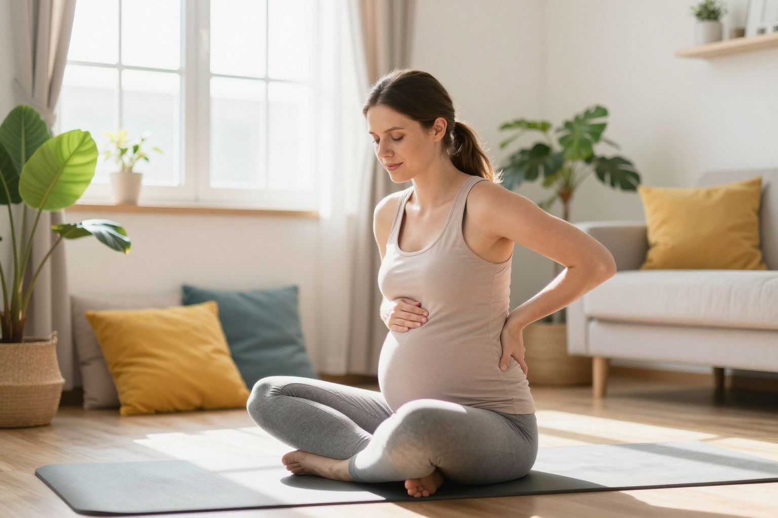 A tudatos légzés csökkenti a fájdalomérzetet terhesség alatt.