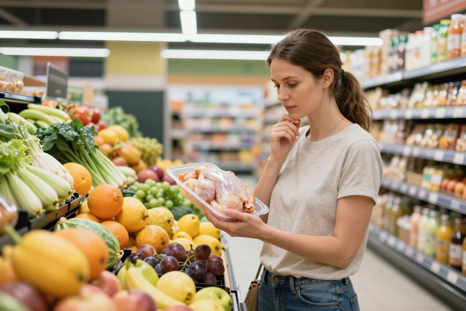 A tudatos vásárlás segít elkerülni az ételmérgezést.
