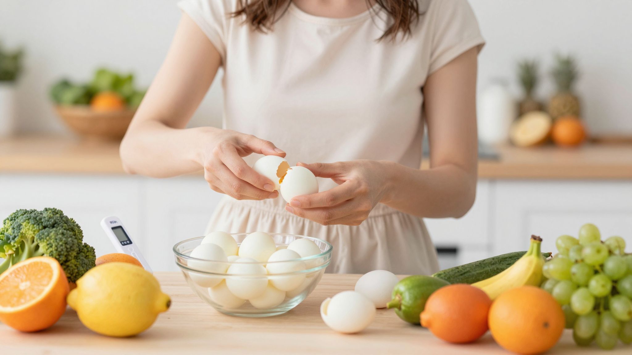 A pH-szint befolyásolja a tojás héjának leválását.