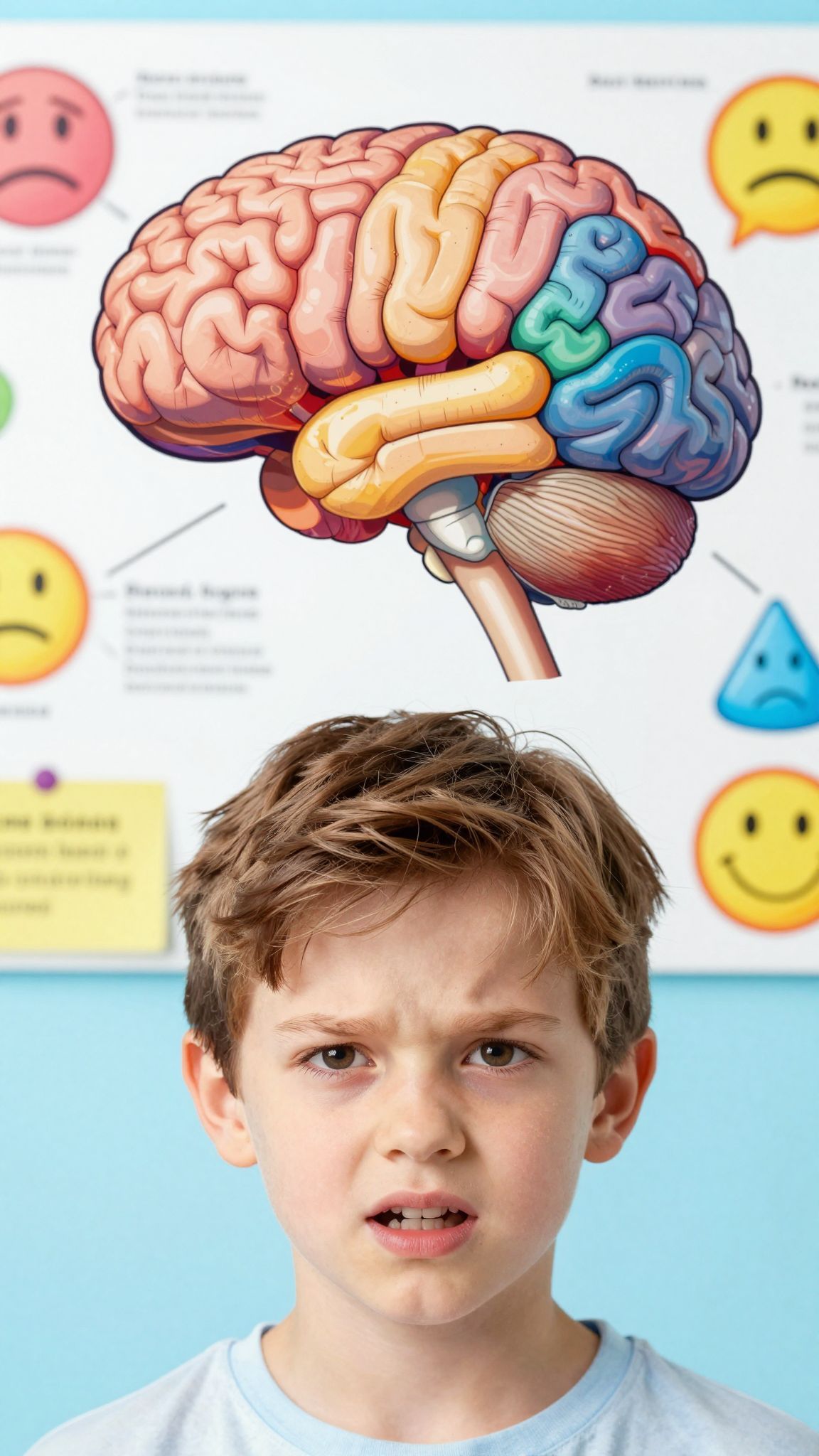 A prefrontális kéreg szabályozza az érzelmi reakciókat és haragot.