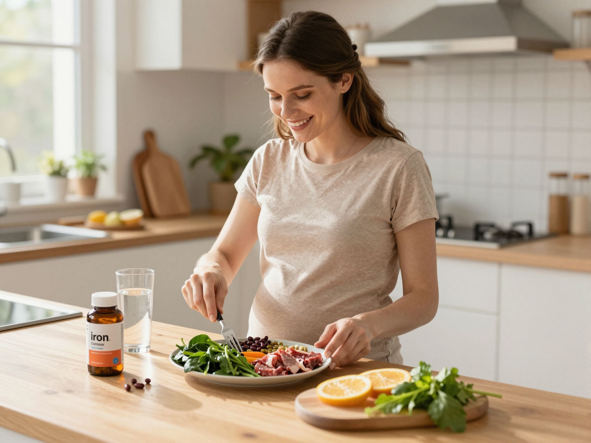 A C-vitamin segíti a vas jobb felszívódását.