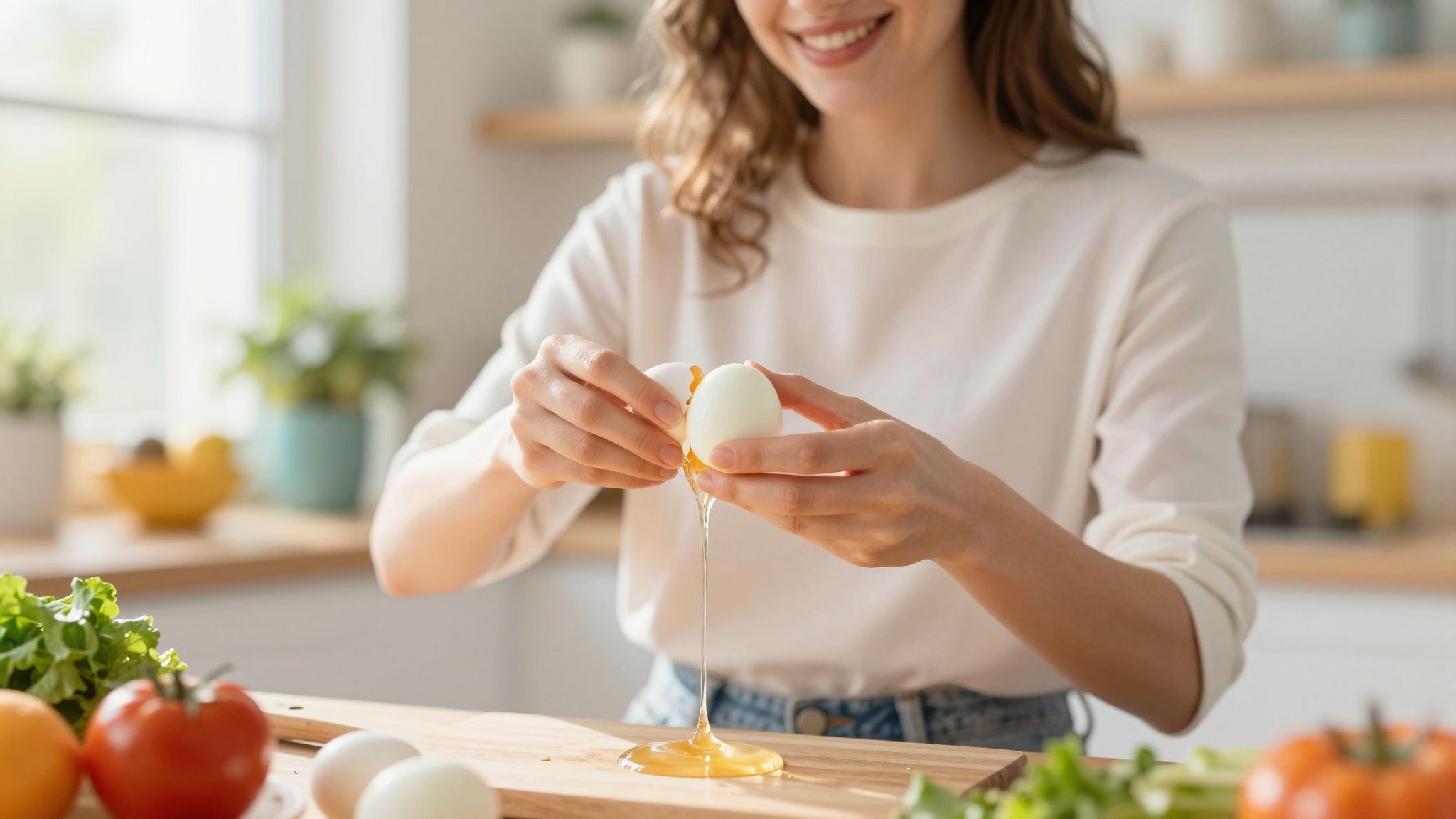 Gőzölés: a tojás héja könnyebben leválik főzés után.