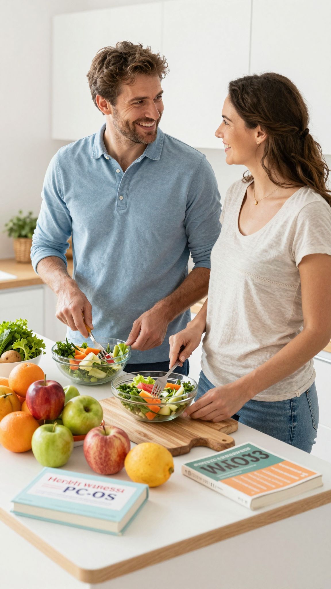 Az egészséges életmód javítja a teherbeesés esélyeit.