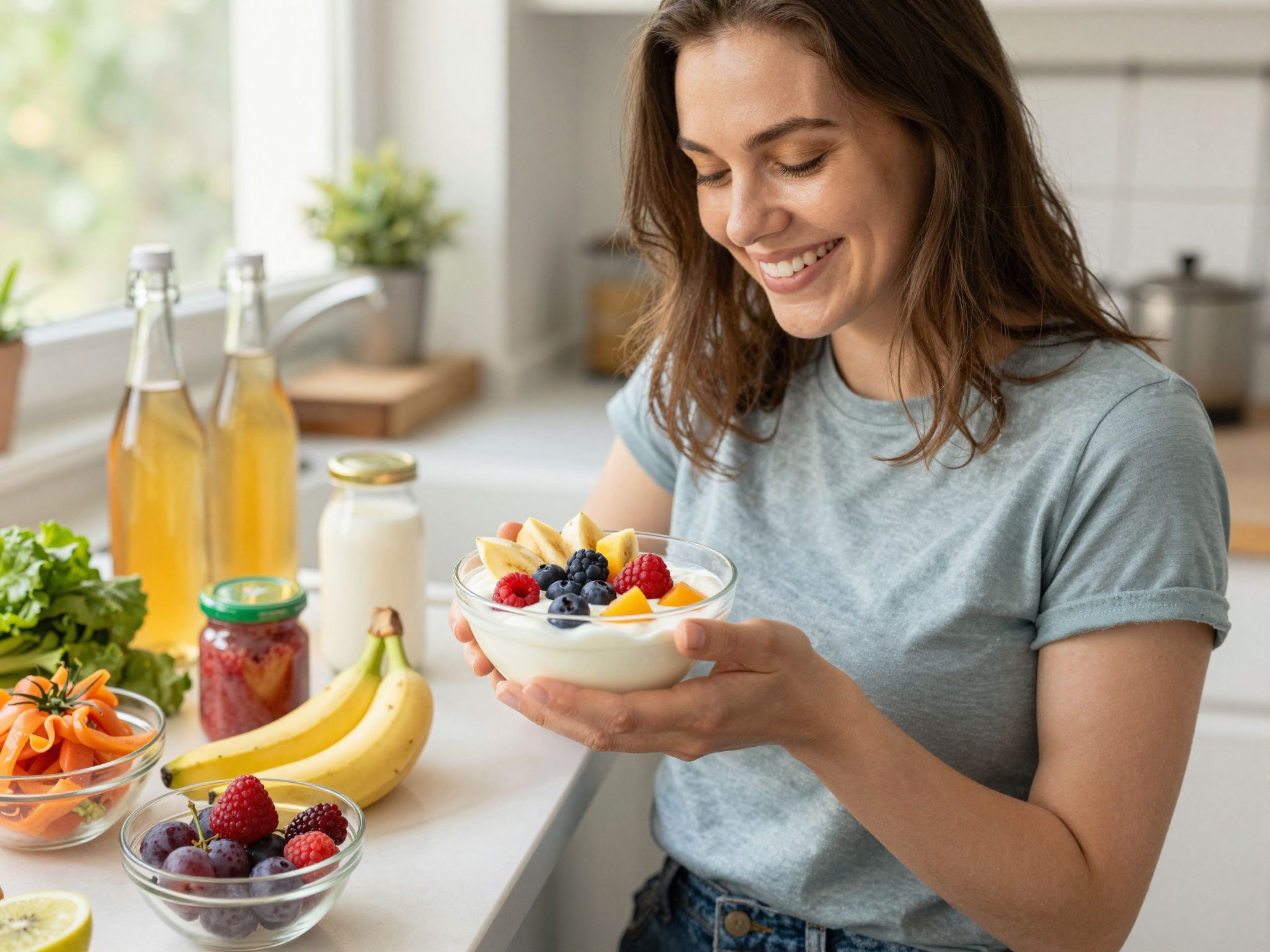 A probiotikumok erősítik az immunrendszert és védelmet nyújtanak.