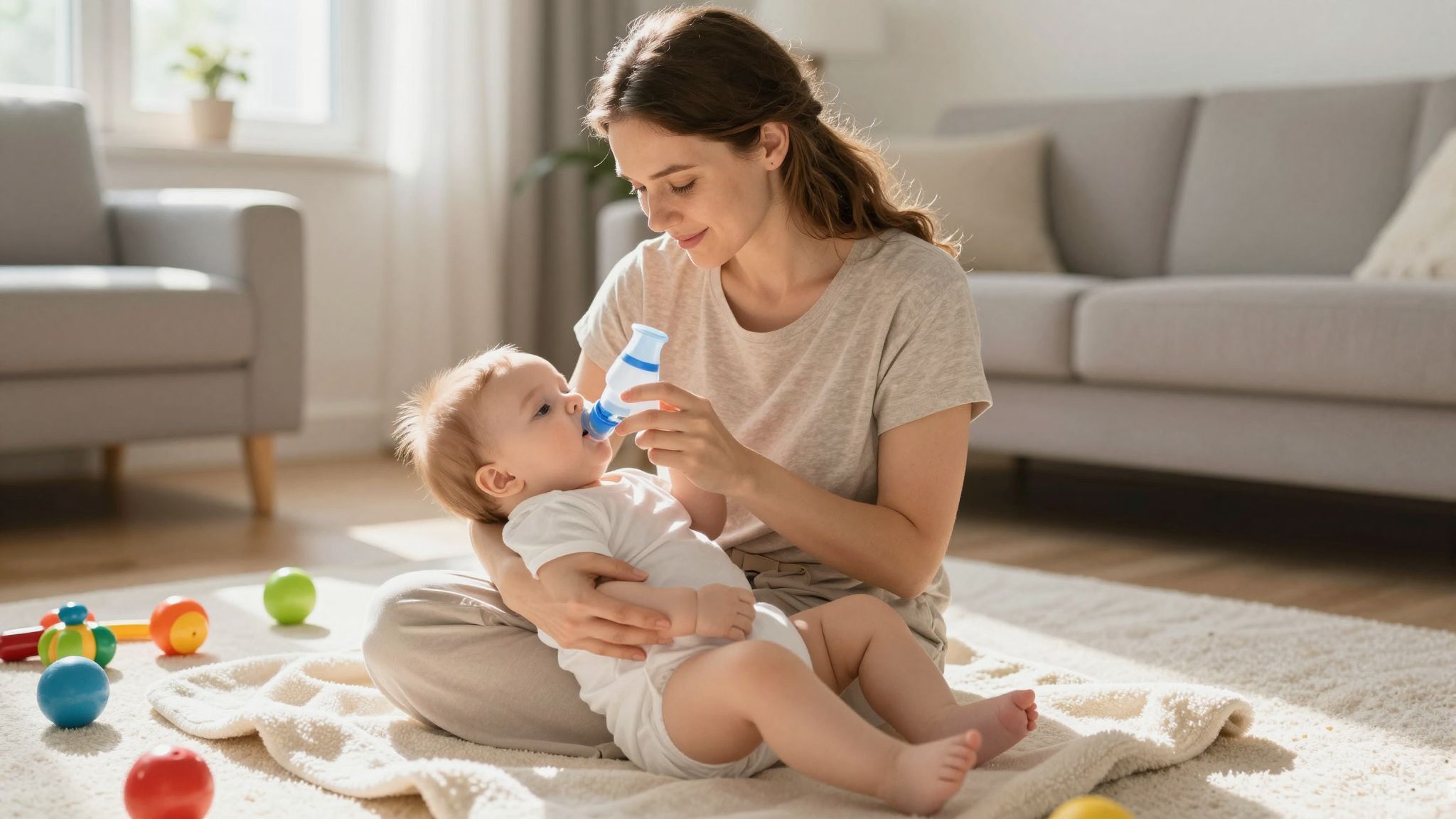 Az orrszívás segít a baba légzésének megkönnyítésében.