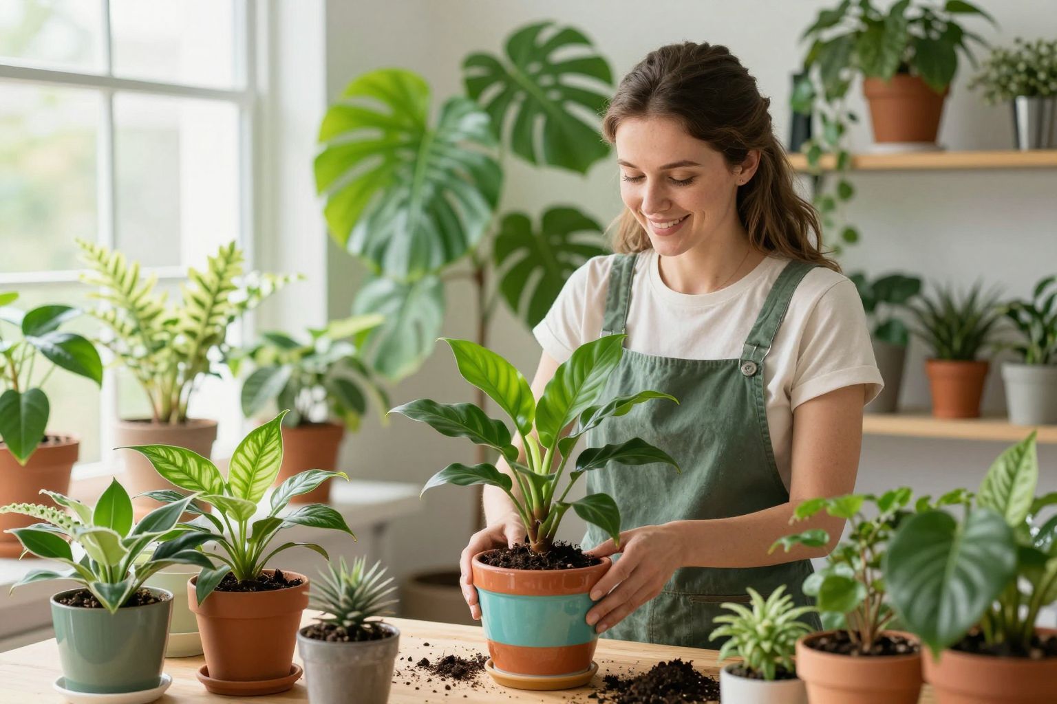 A jó talaj segít a növények egészségének fenntartásában.