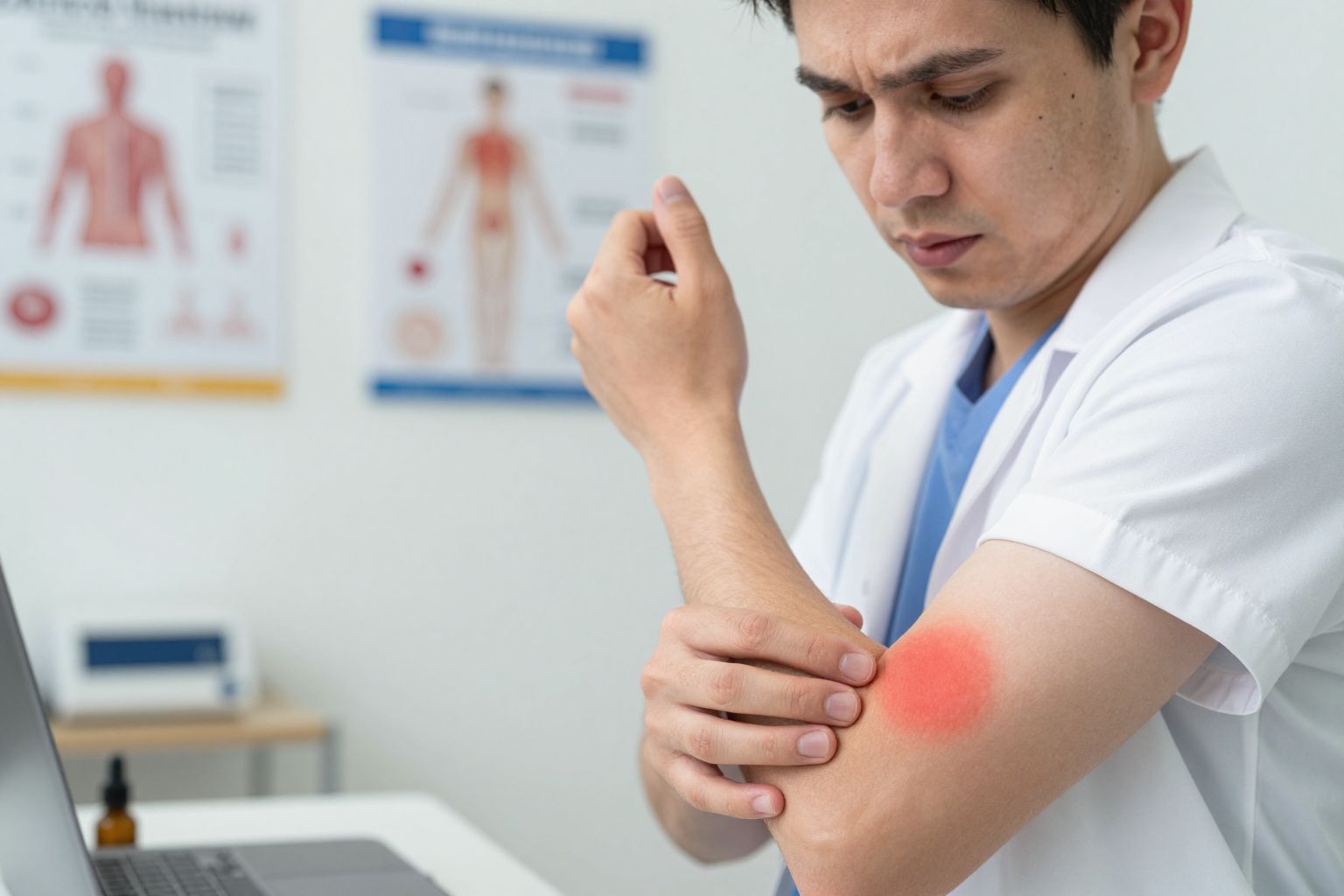 Ha kokárdaszerű foltot észlel, azonnal keressen orvost!