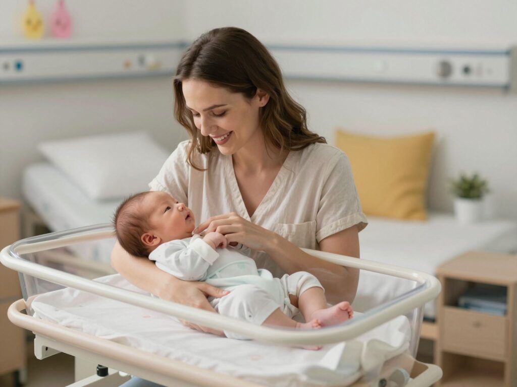 Együtt a babával a kórházban: a rooming-in rendszer előnyei és hátrányai