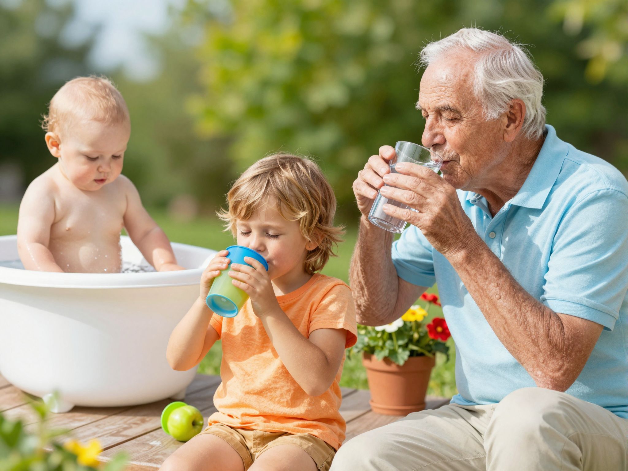 Csecsemők vízigénye magasabb a testtömegükhöz képest.