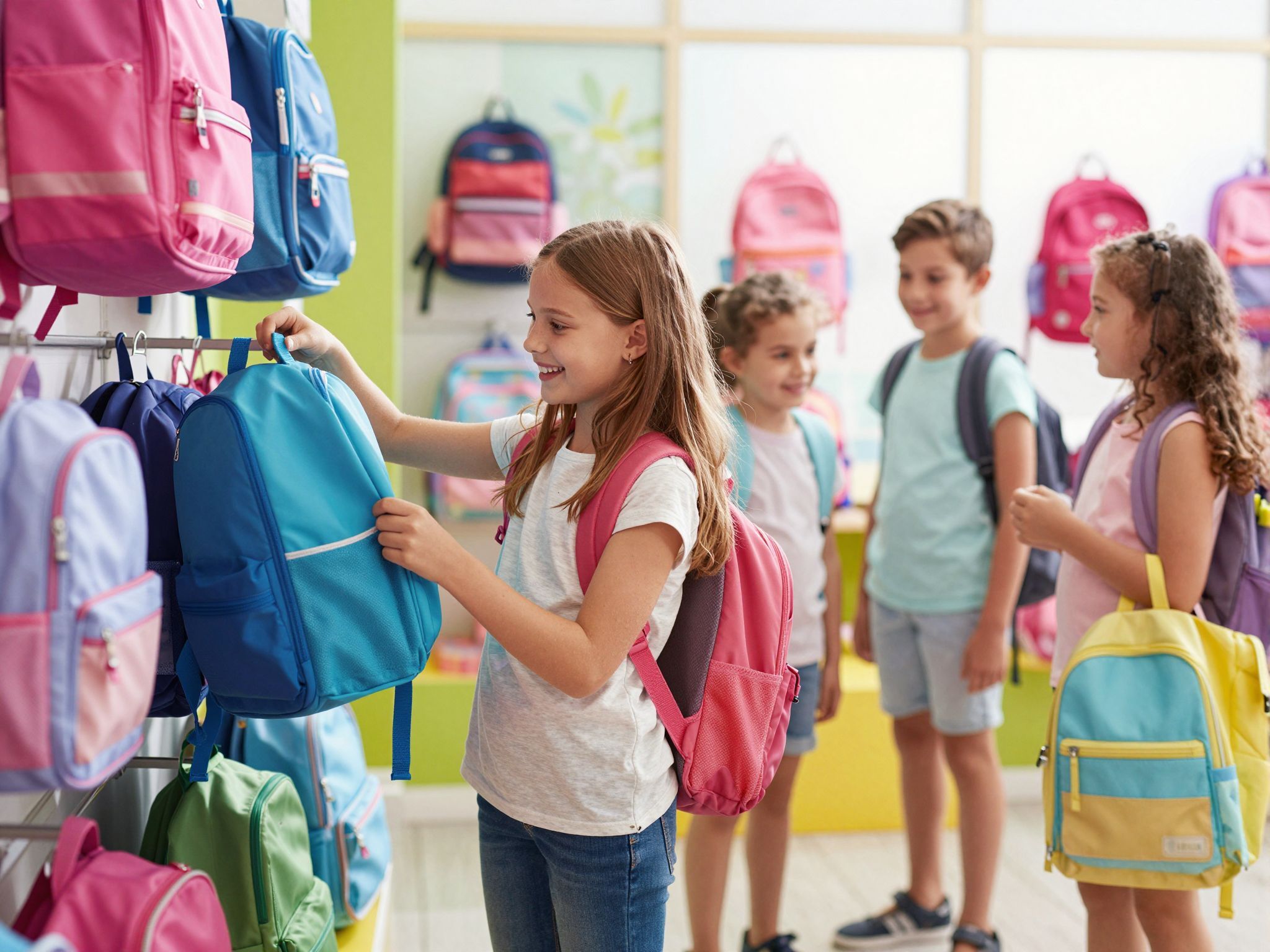 A megfelelő iskolatáska segíti a helyes testtartást.