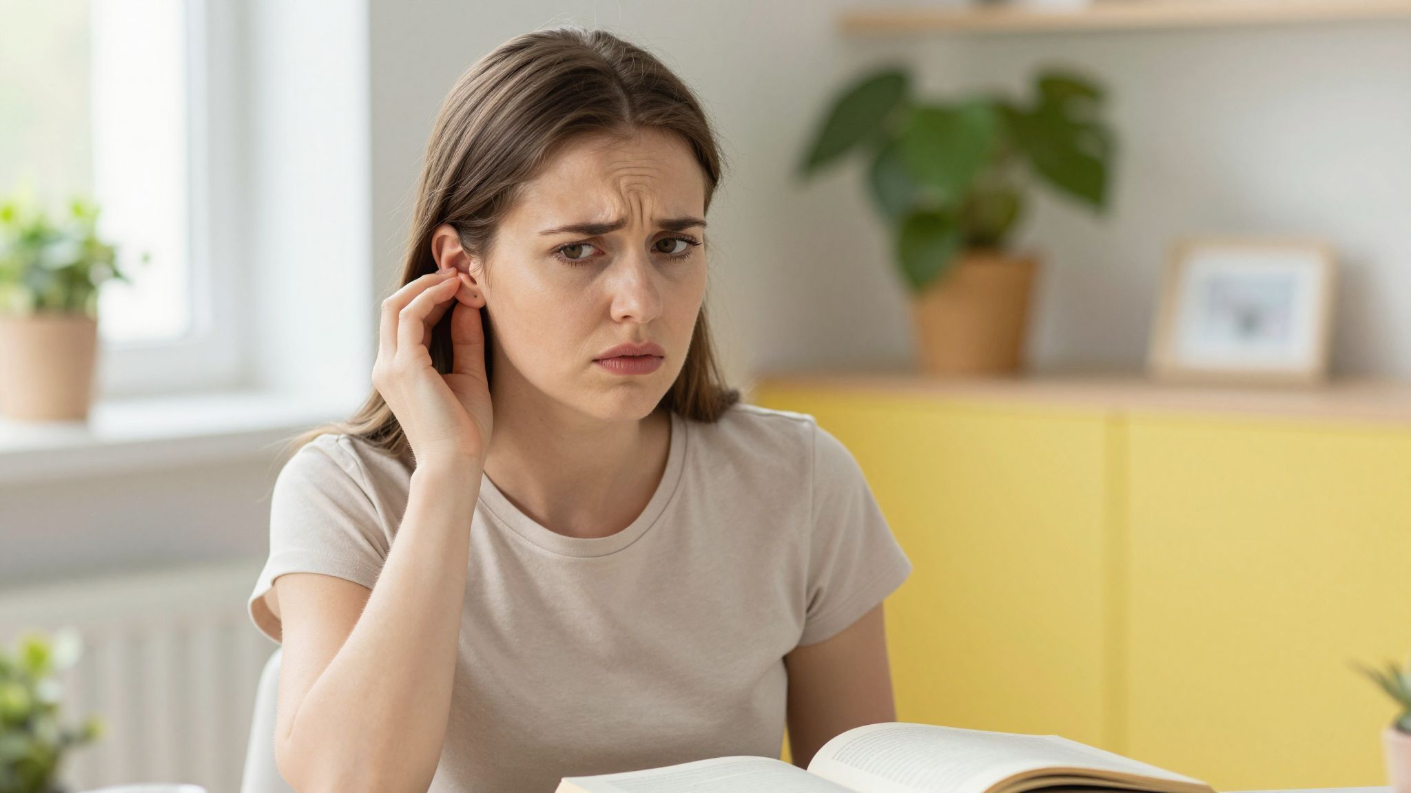 Fülgyulladás jelei: tartós fájdalom és halláscsökkenés.