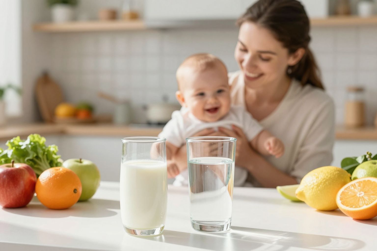 Anyatej elegendő folyadékot biztosít a babáknak.