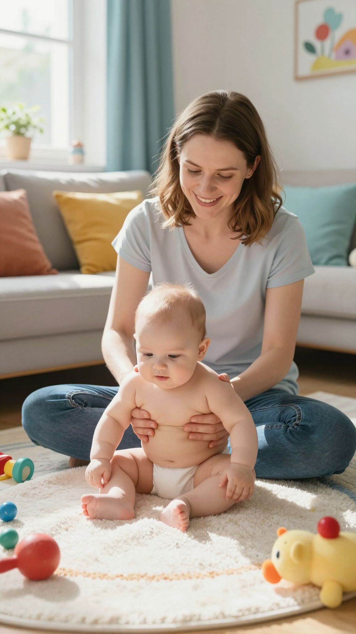 A babamasszázs segíti a baba ellazulását és fejlődését.