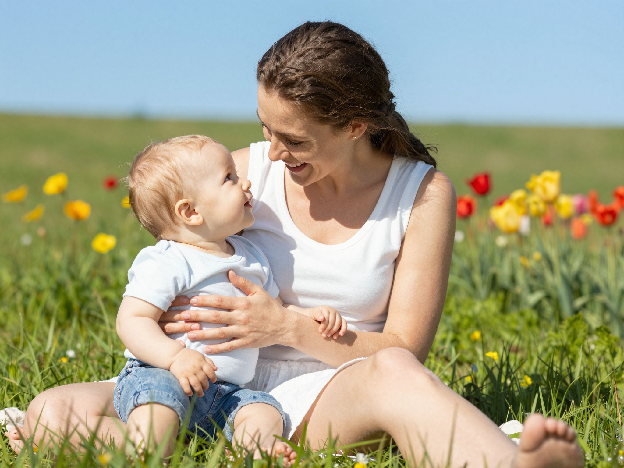 A szemkontaktus erősíti a kötődést és a bizalmat.